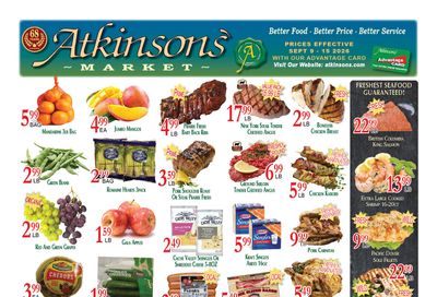 Atkinsons' Market Weekly Ad September 9 - 15, 2026