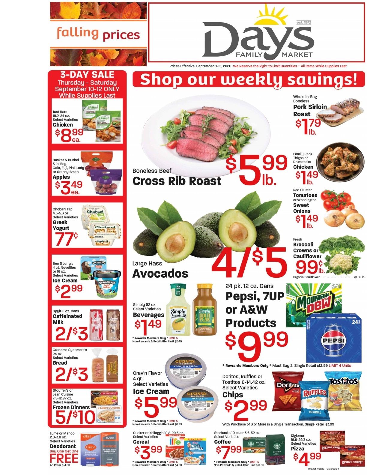 Day's Market Weekly Ad September 9 - 15, 2026