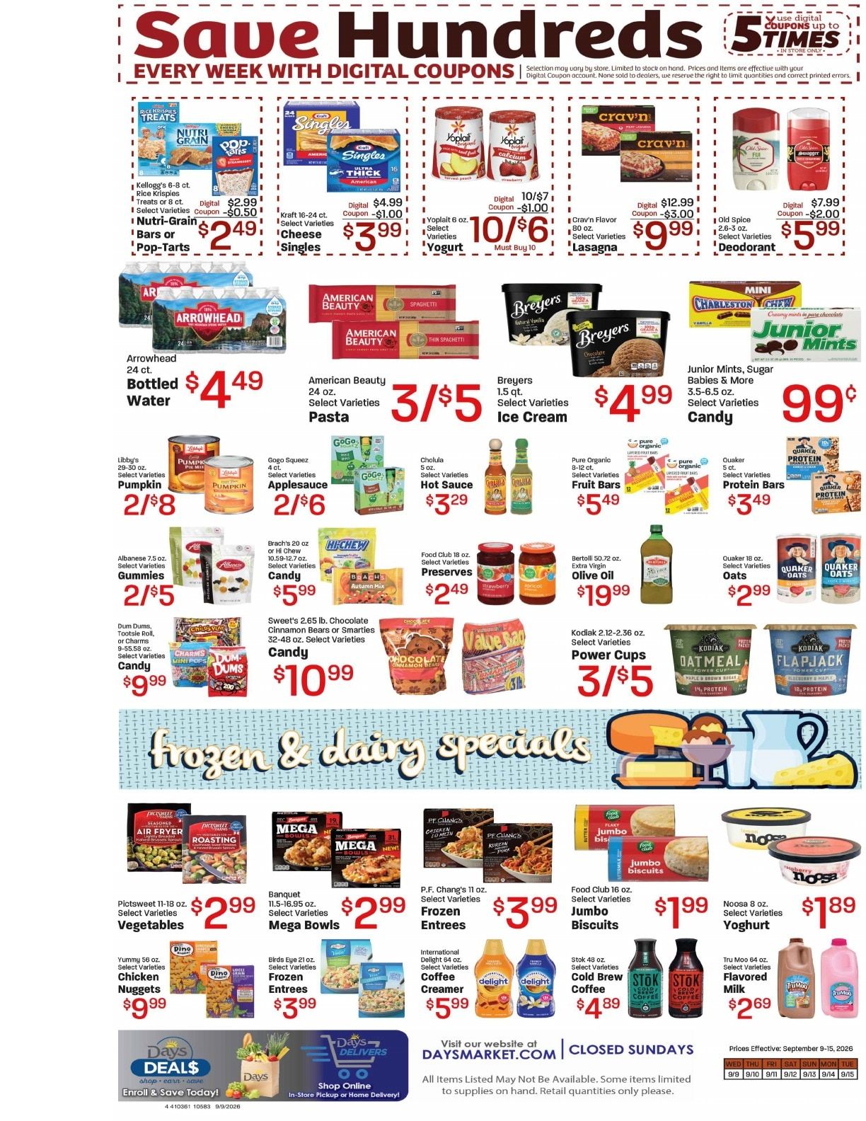 Day's Market Weekly Ad September 9 - 15, 2026