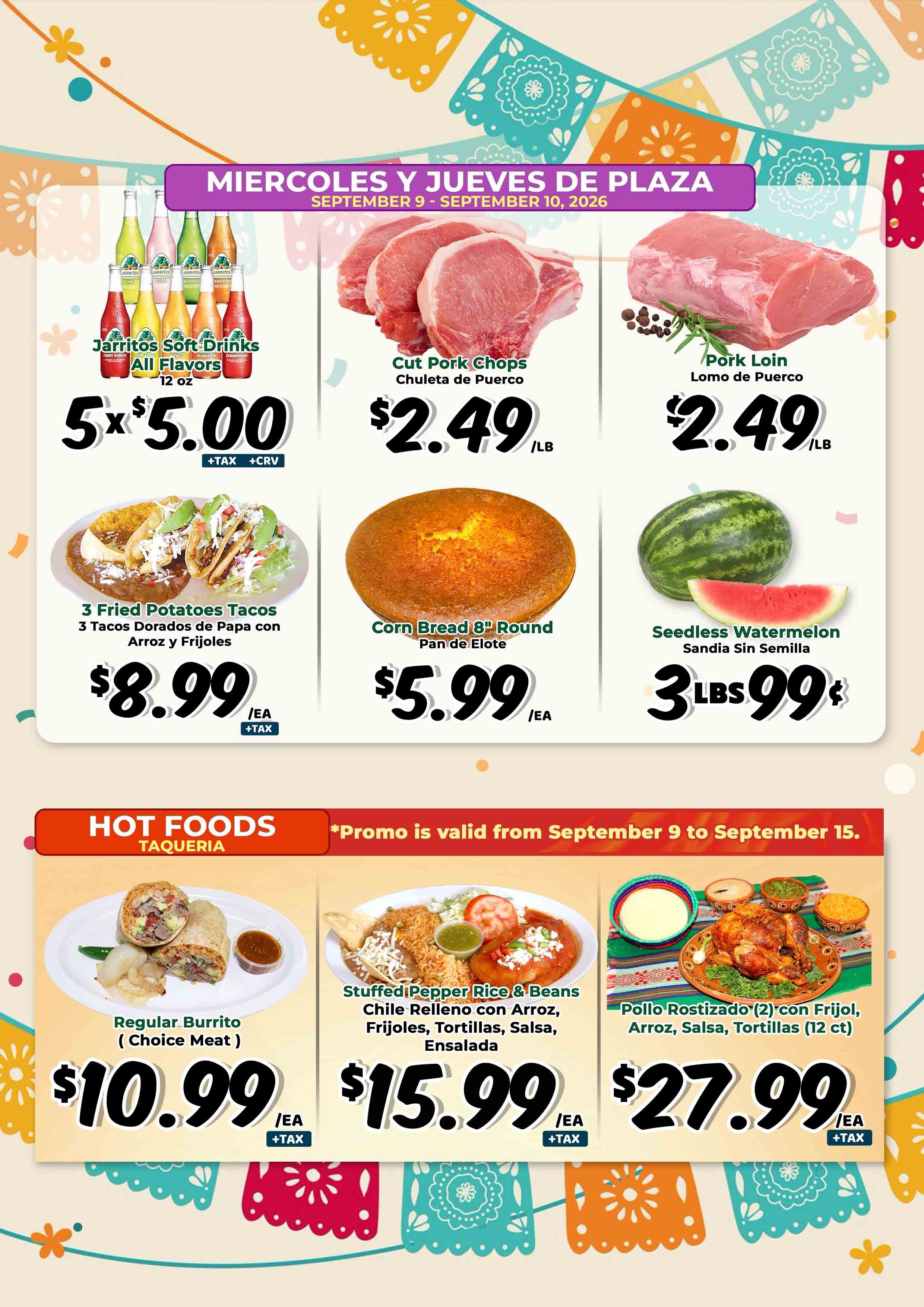 La Superior Mercados Weekly Ad September 9 - 15, 2026