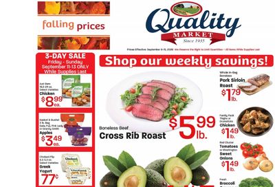 Quality Market Weekly Ad September 9 - 15, 2026