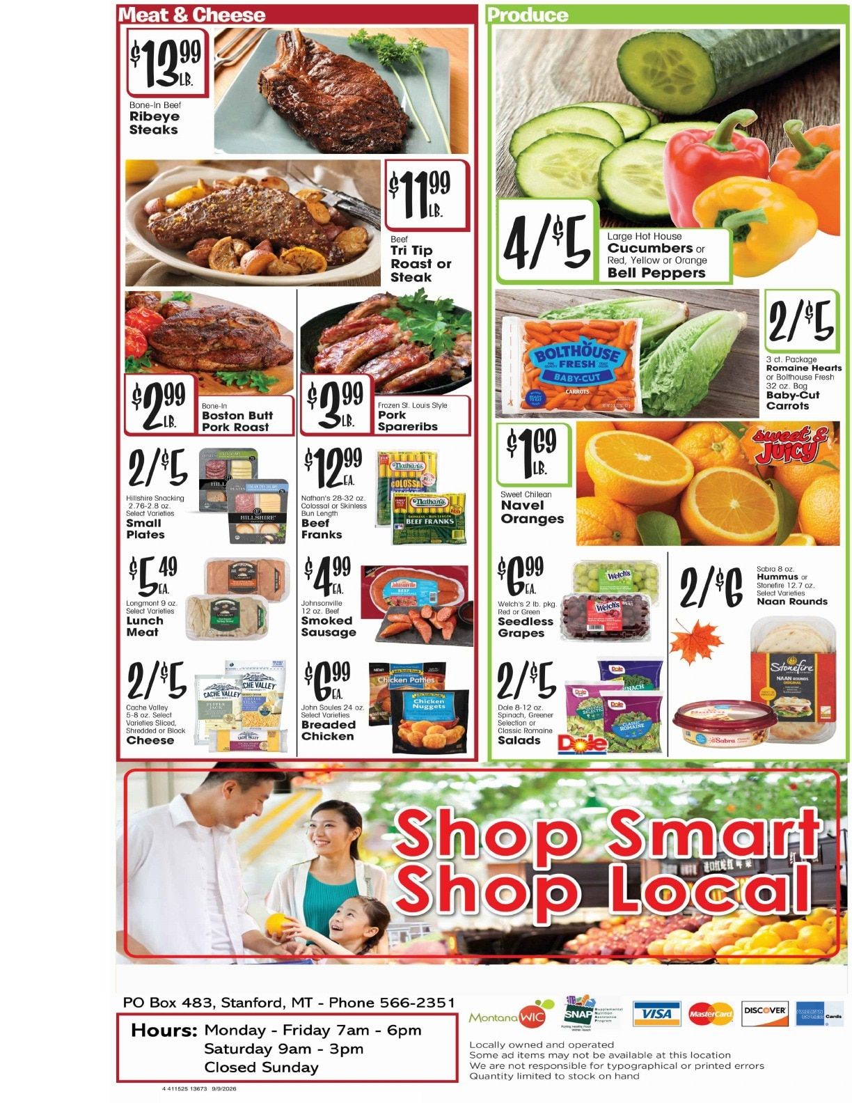 D's Supermarket Weekly Ad September 9 - 15, 2026