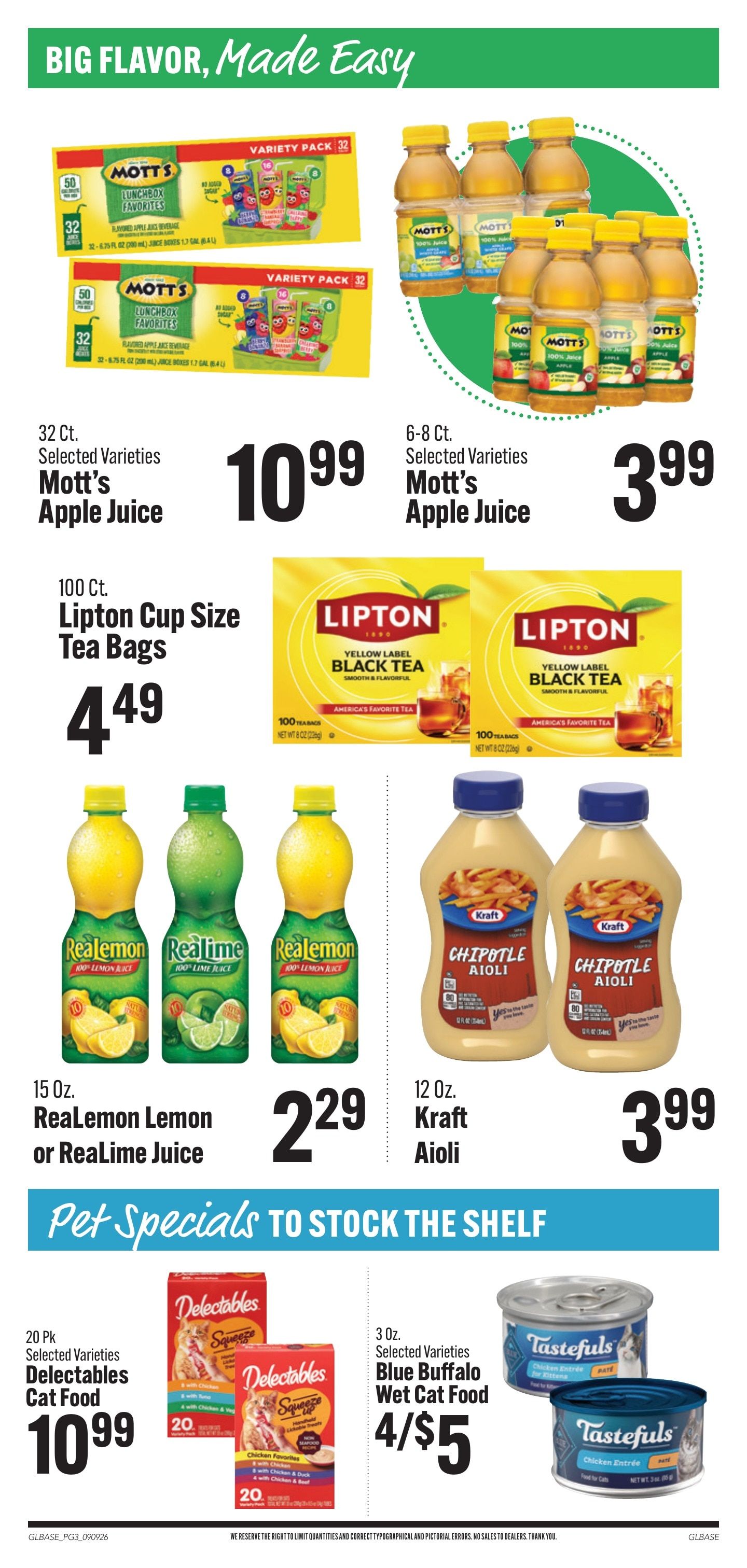 Bender's Foods (Wisconsin) Weekly Ad September 9 - 15, 2026