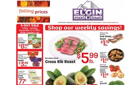 Elgin Foodtown Weekly Ad September 9 - 15, 2026