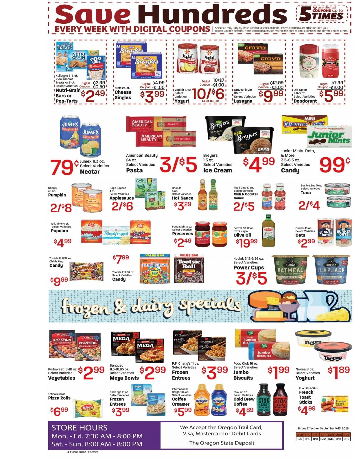 Elgin Foodtown Weekly Ad September 9 - 15, 2026