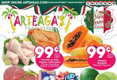 Arteaga's Food Center Weekly Ad September 9 - 15, 2026