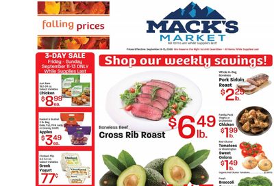 Mack's Market Weekly Ad September 9 - 15, 2026
