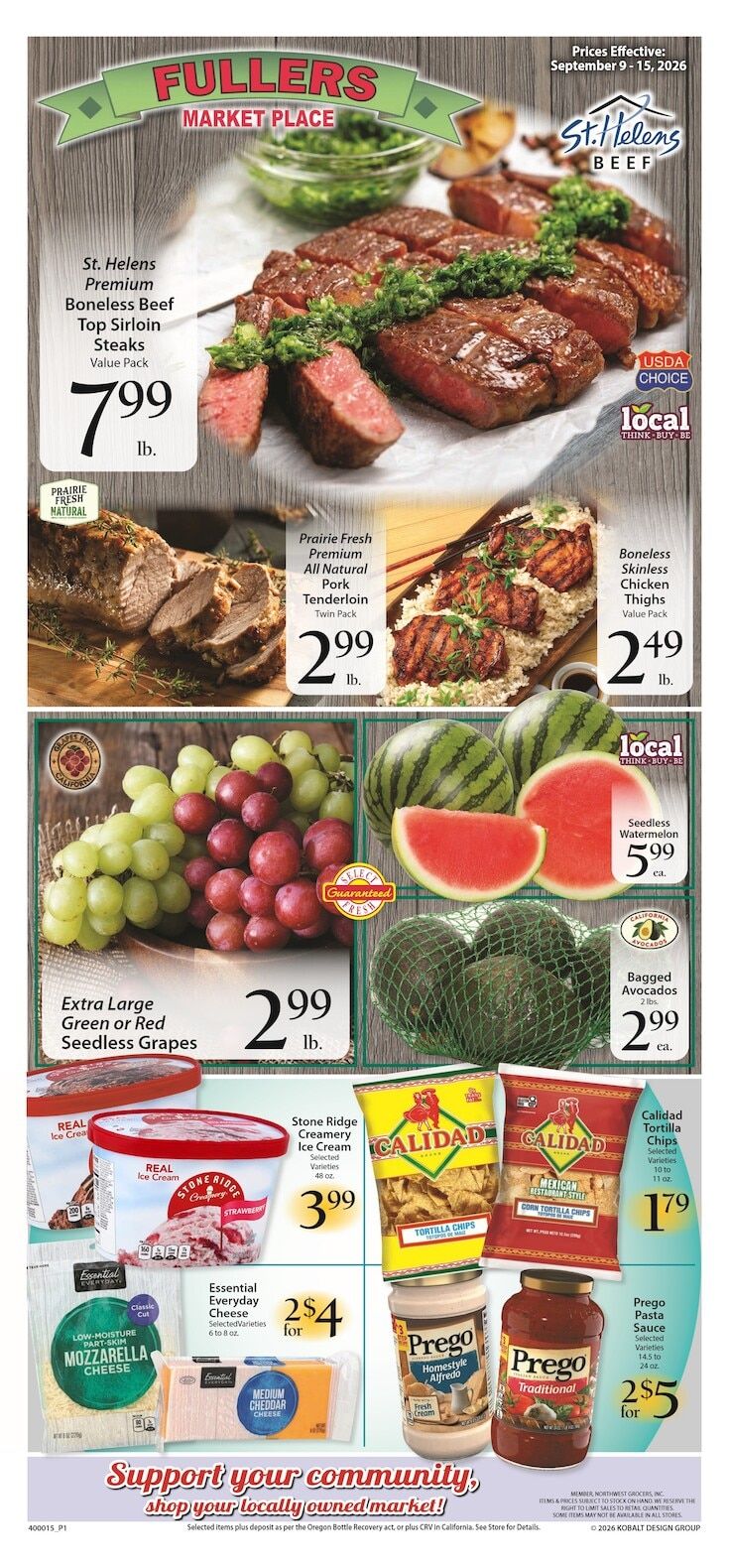Fuller's Market Weekly Ad September 9 - 15, 2026