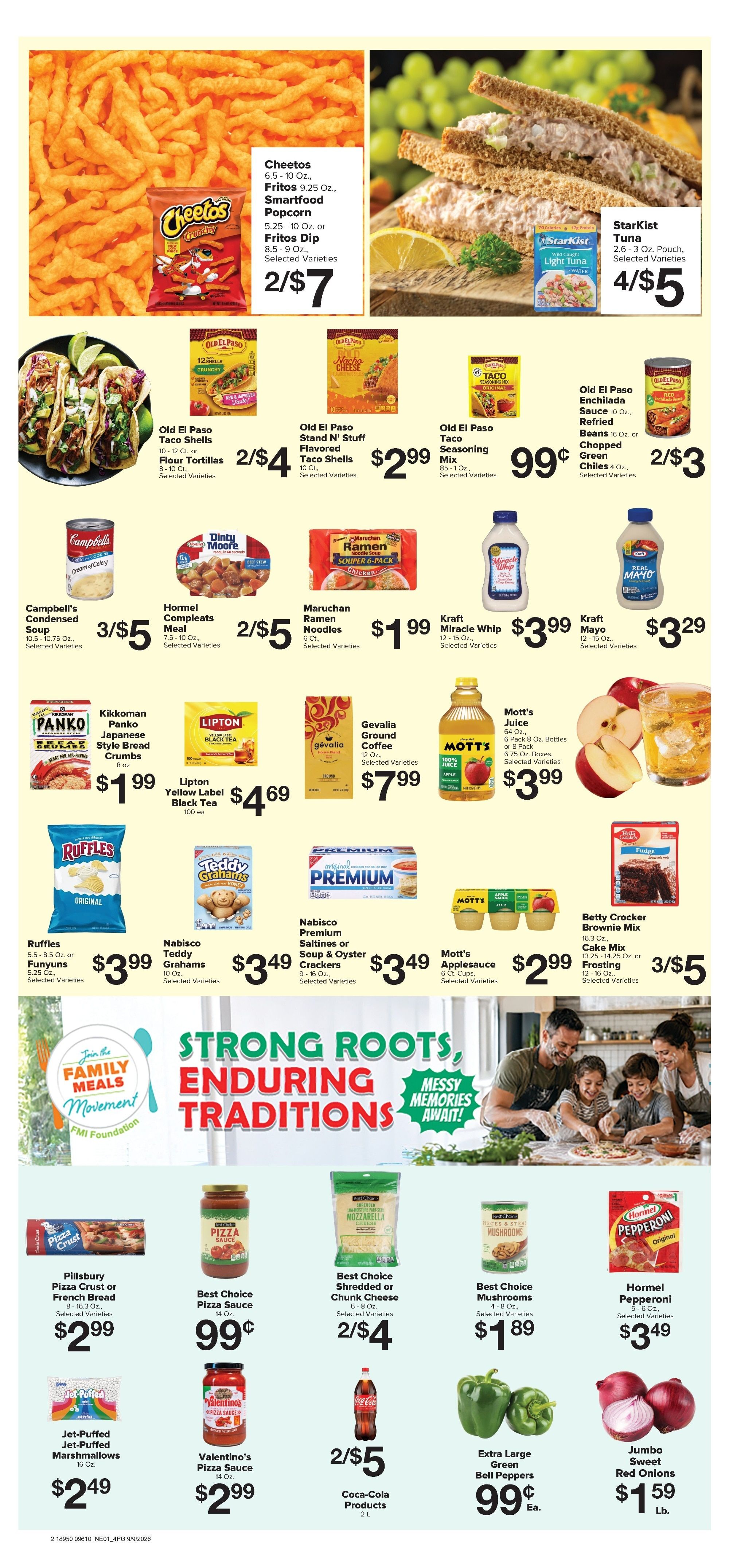 Brown's Grocery Store Weekly Ad September 9 - 15, 2026