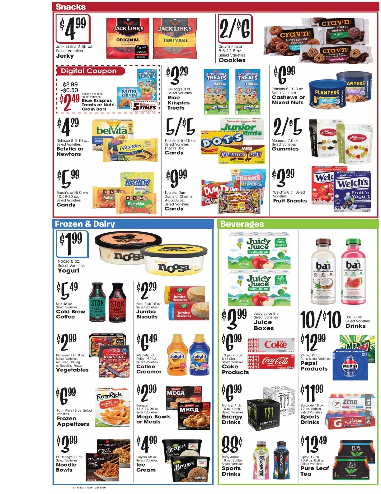 Burney's Weekly Ad September 9 - 15, 2026