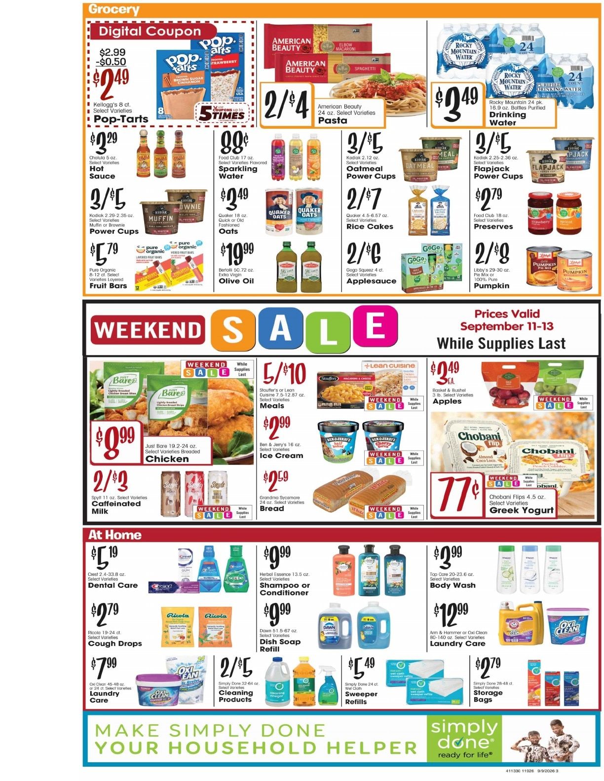 Burney's Weekly Ad September 9 - 15, 2026