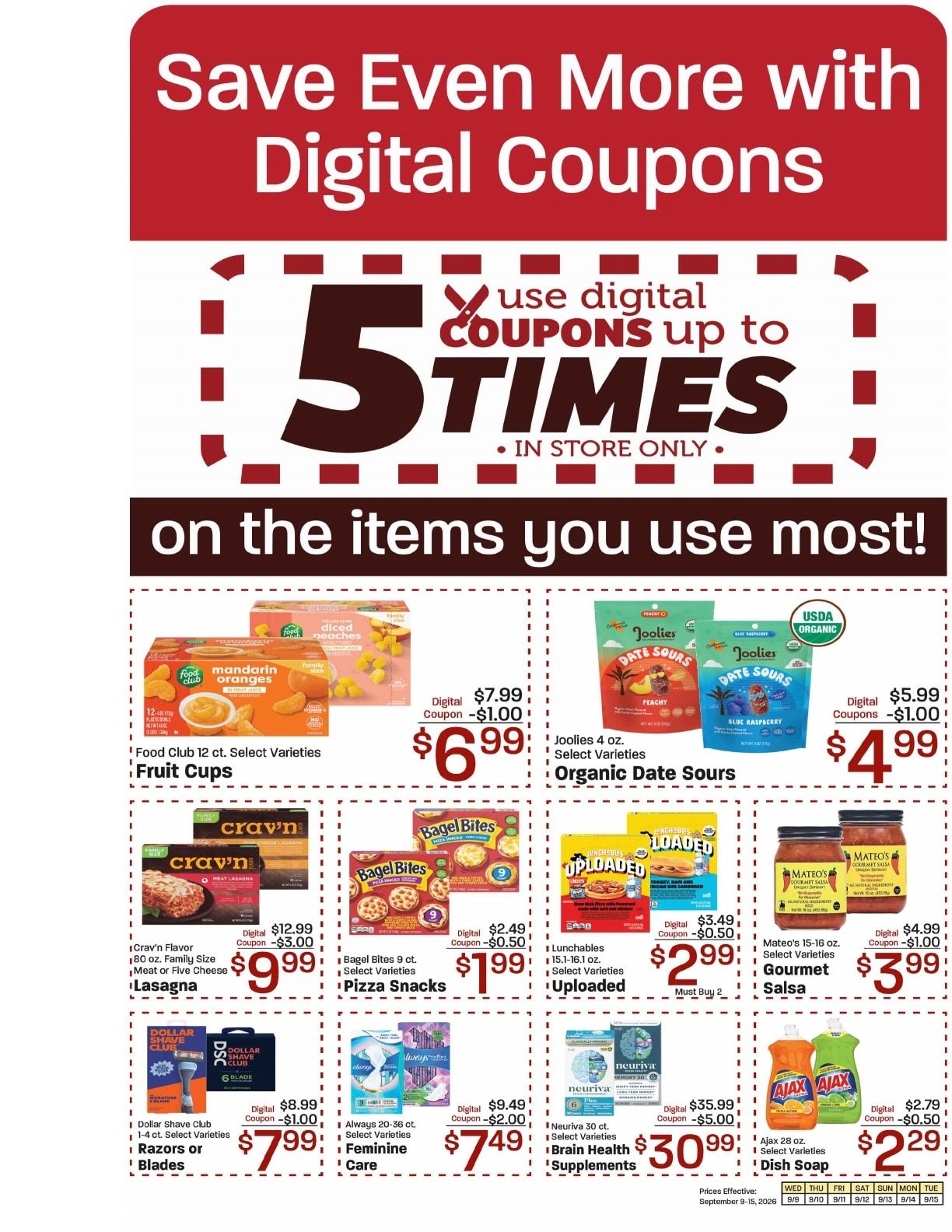 Burney's Weekly Ad September 9 - 15, 2026