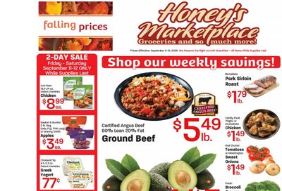 Honey's Marketplace (260 East 300 South, Kanab, UT) Weekly Ad September 9 - 15, 2026