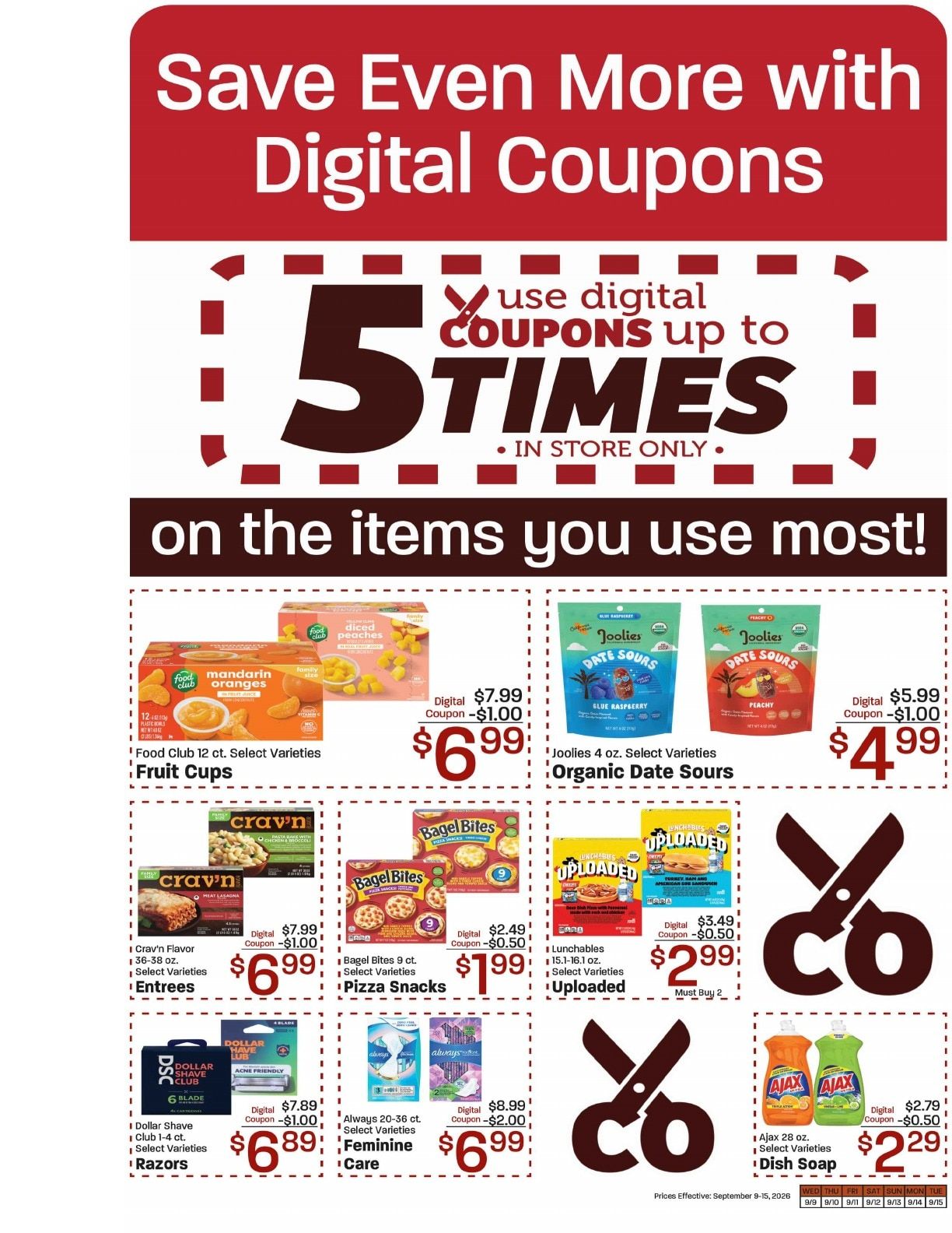 Honey's Marketplace (260 East 300 South, Kanab, UT) Weekly Ad September 9 - 15, 2026
