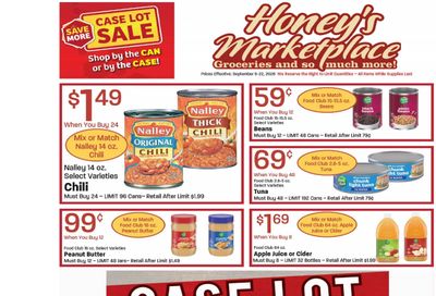 Honey's Marketplace (260 East 300 South, Kanab, UT) Weekly Ad September 9 - 22, 2026