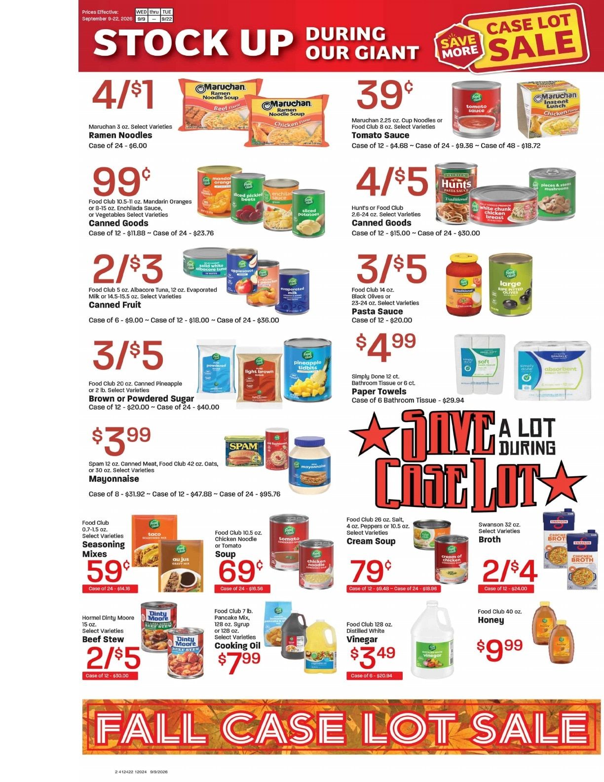 Honey's Marketplace (260 East 300 South, Kanab, UT) Weekly Ad September 9 - 22, 2026