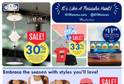 GTM Discount General Store Weekly Ad September 9 - 15, 2026