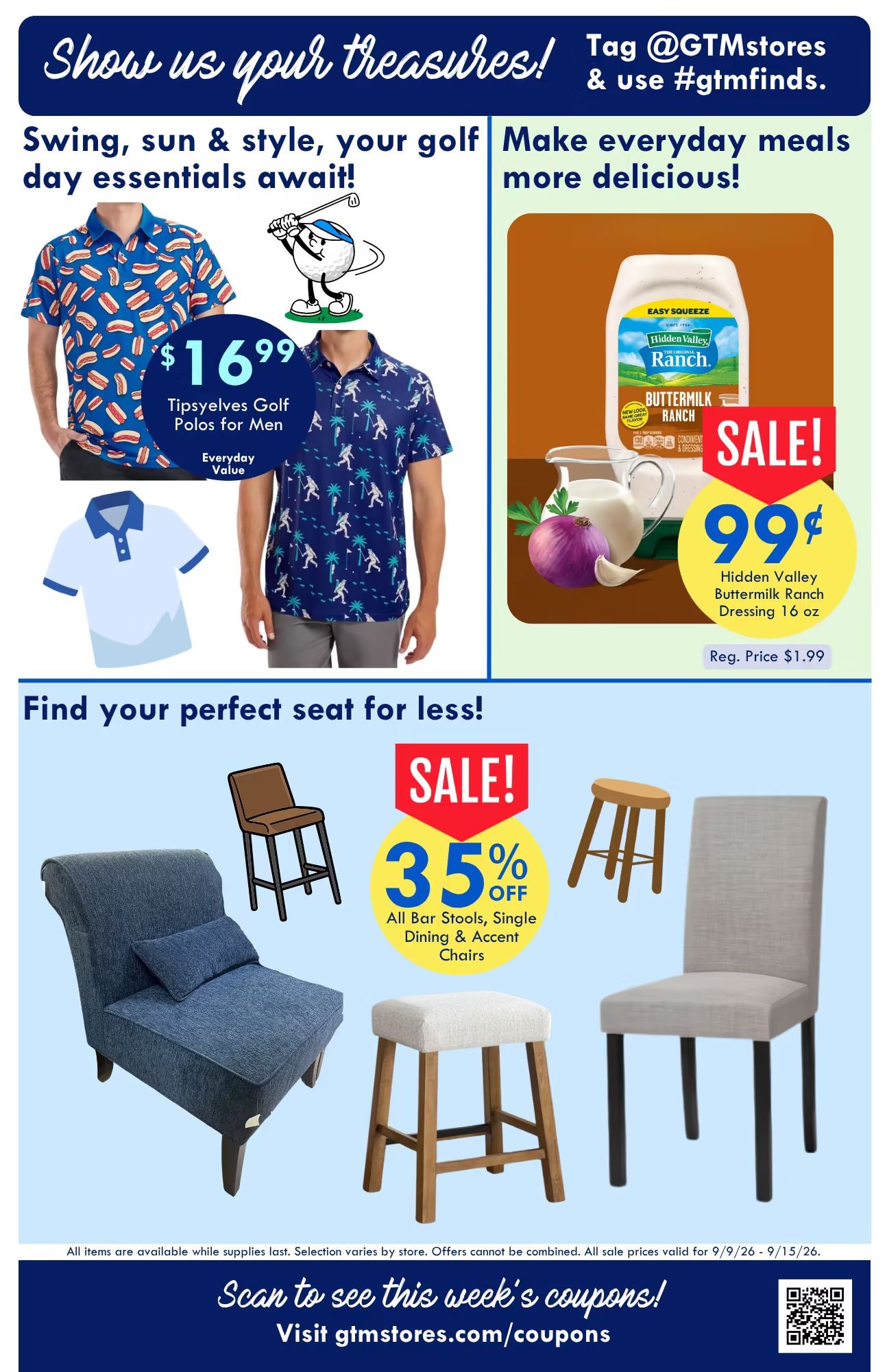 GTM Discount General Store Weekly Ad September 9 - 15, 2026