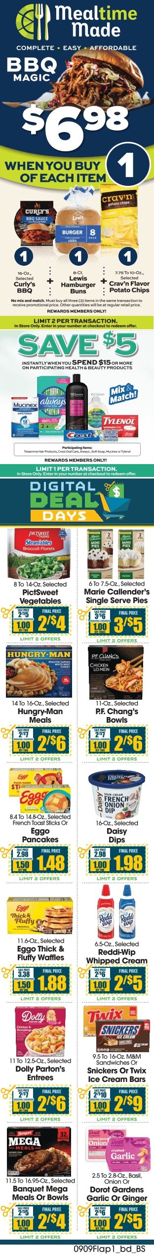 Jones Red & White Weekly Ad September 9 - 15, 2026