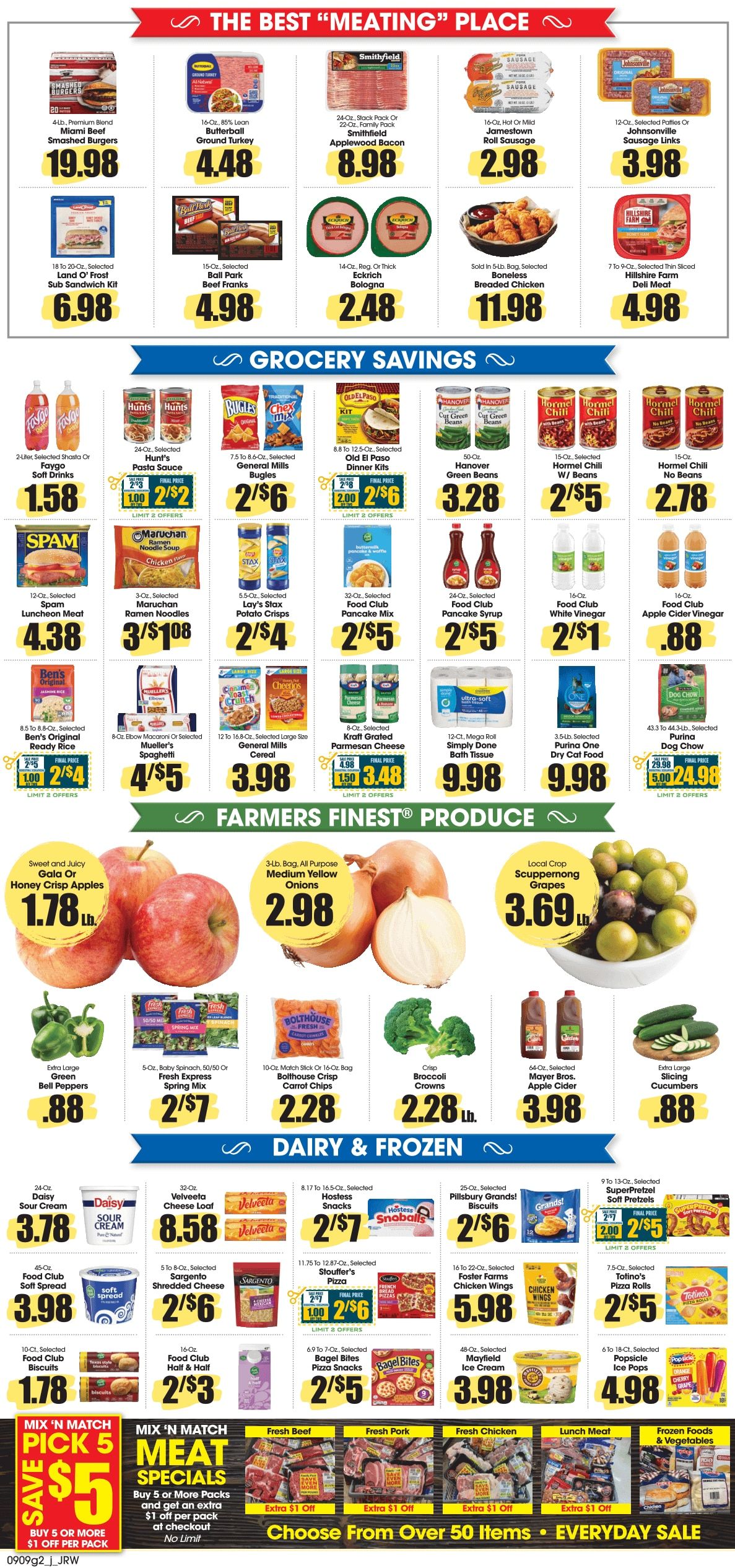 Jones Red & White Weekly Ad September 9 - 15, 2026