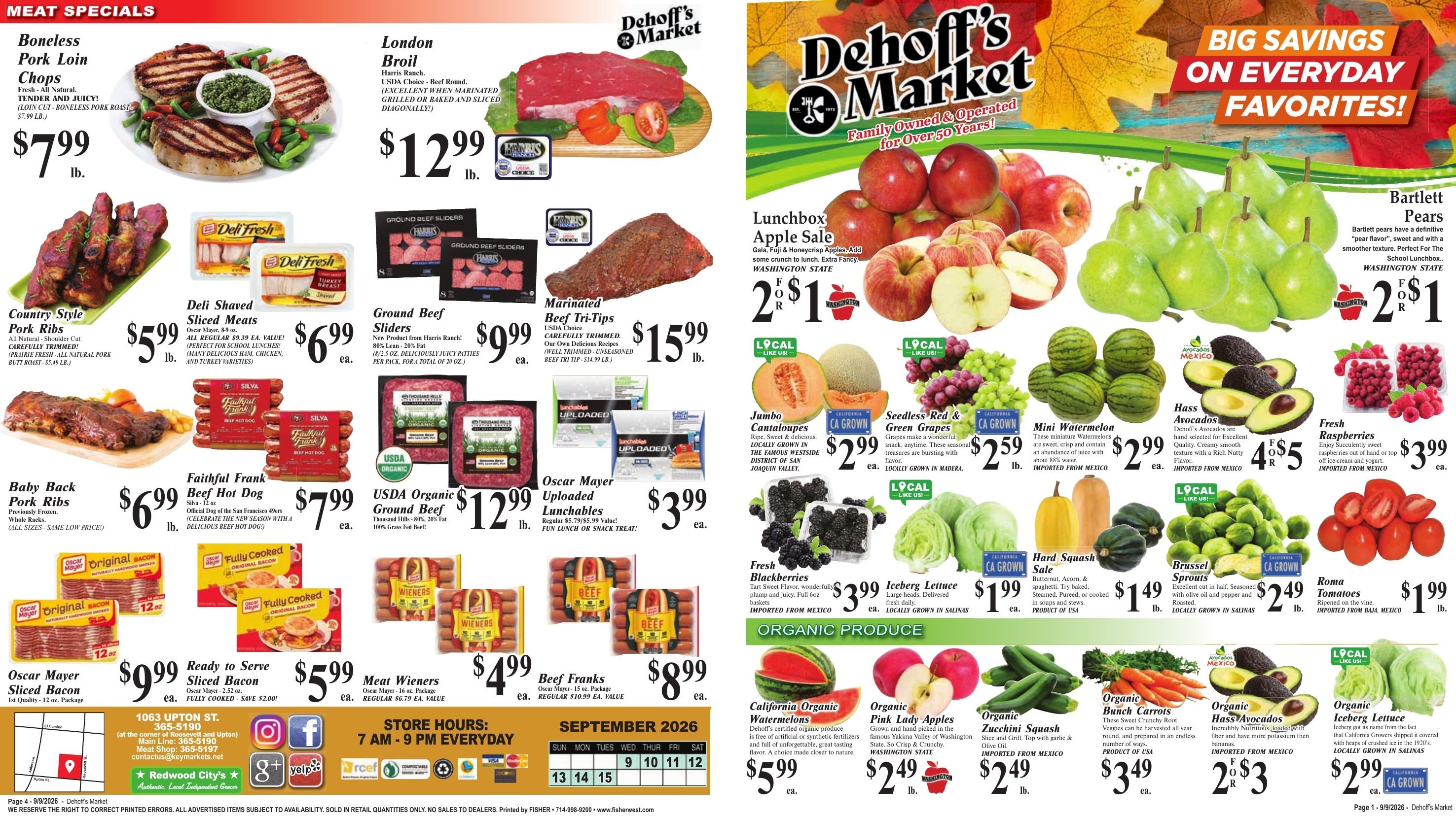 Dehoff's Key Markets Weekly Ad September 9 - 15, 2026