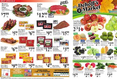 Dehoff's Key Markets Weekly Ad September 9 - 15, 2026