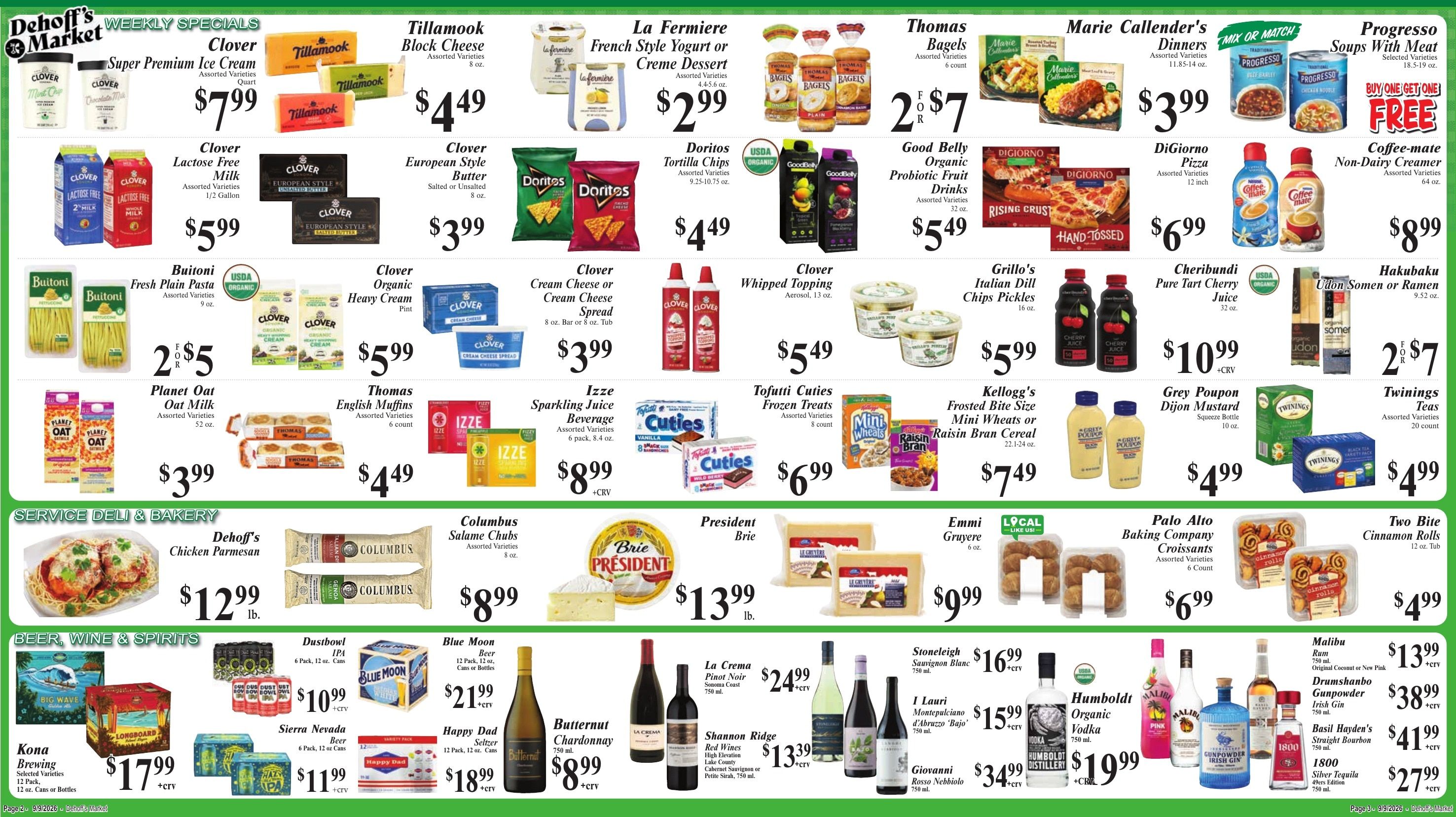 Dehoff's Key Markets Weekly Ad September 9 - 15, 2026