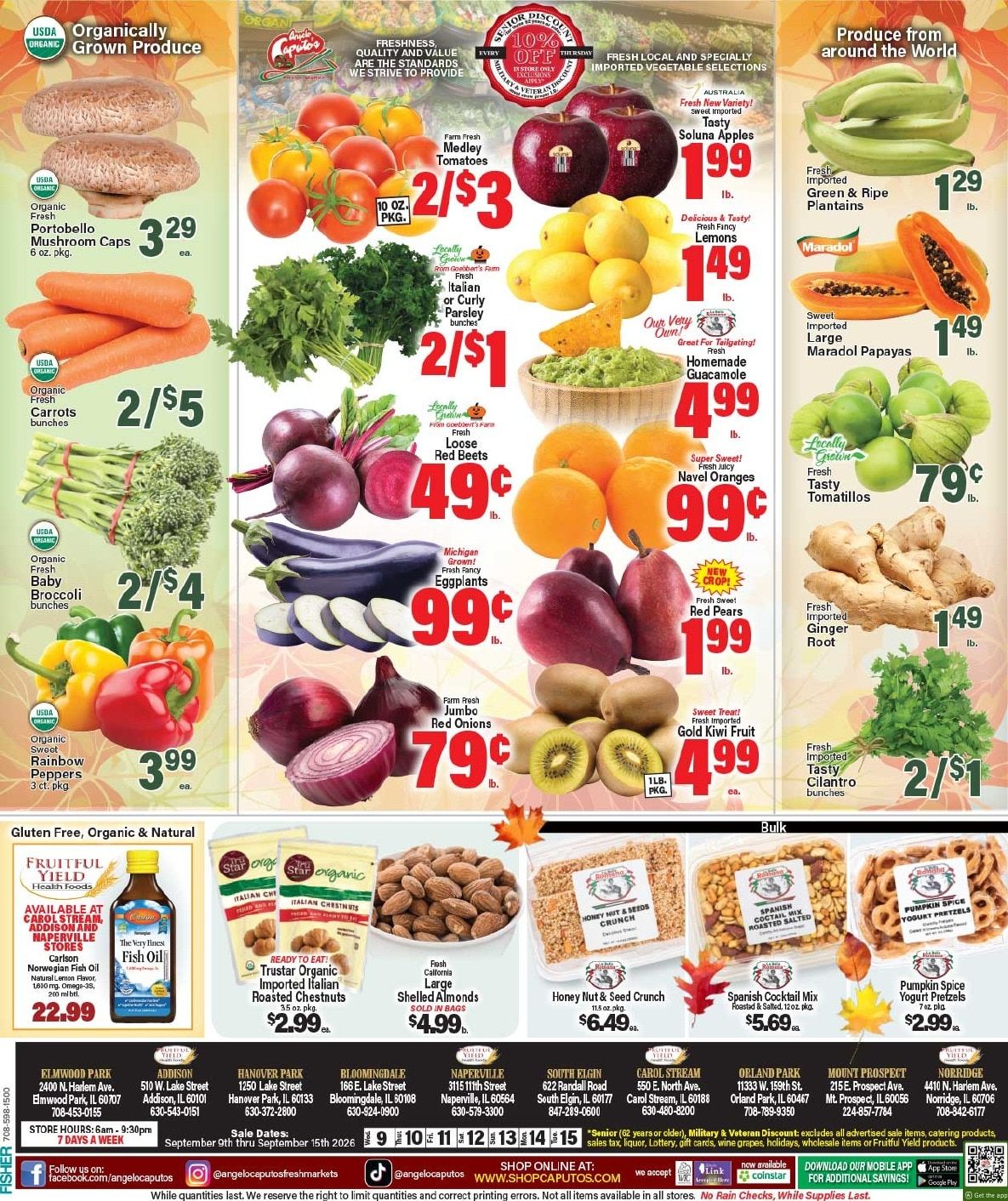 Angelo Caputo's Fresh Market Weekly Ad September 9 - 15, 2026