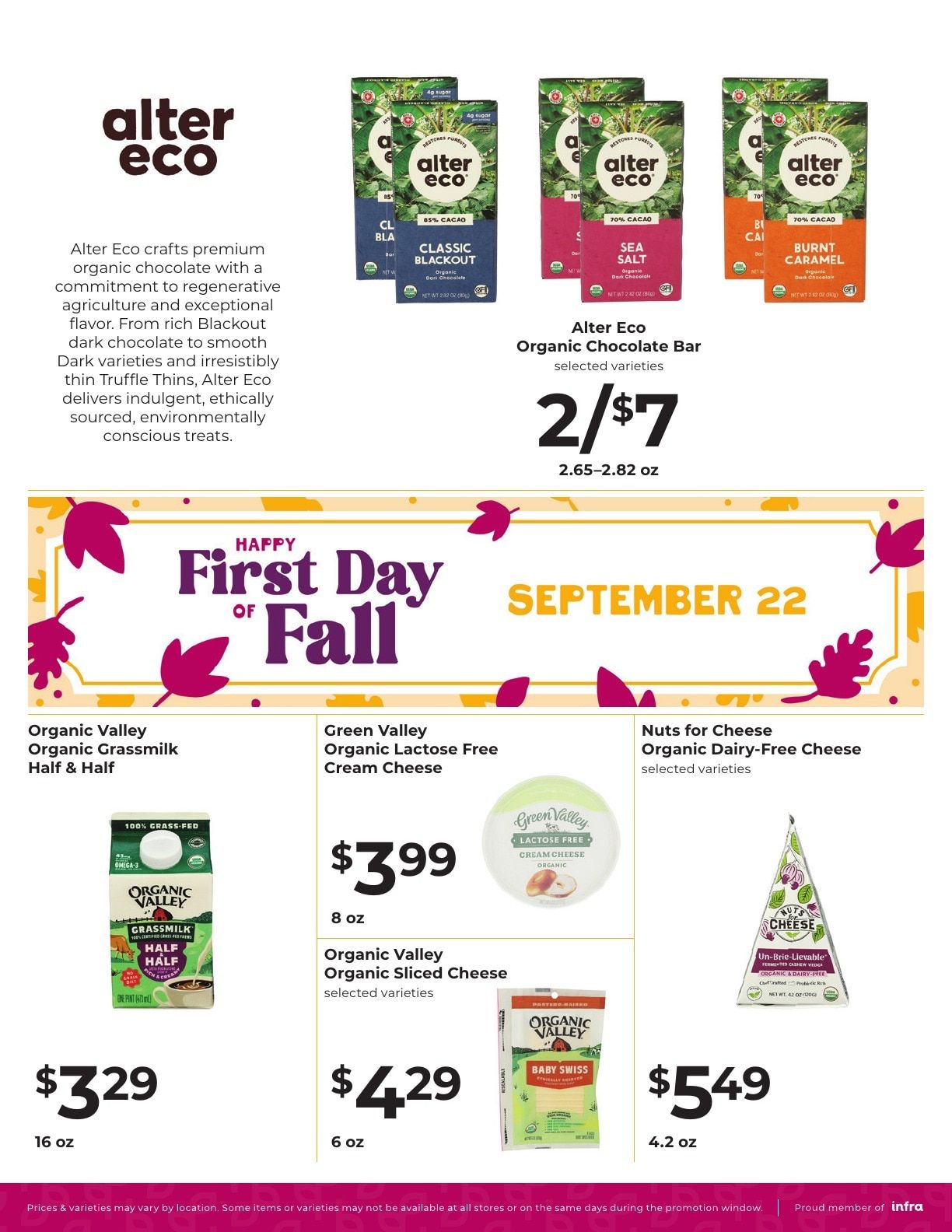 Nature's Pick Market Bi-Monthly Specials Weekly Ad September 9 - 22, 2026