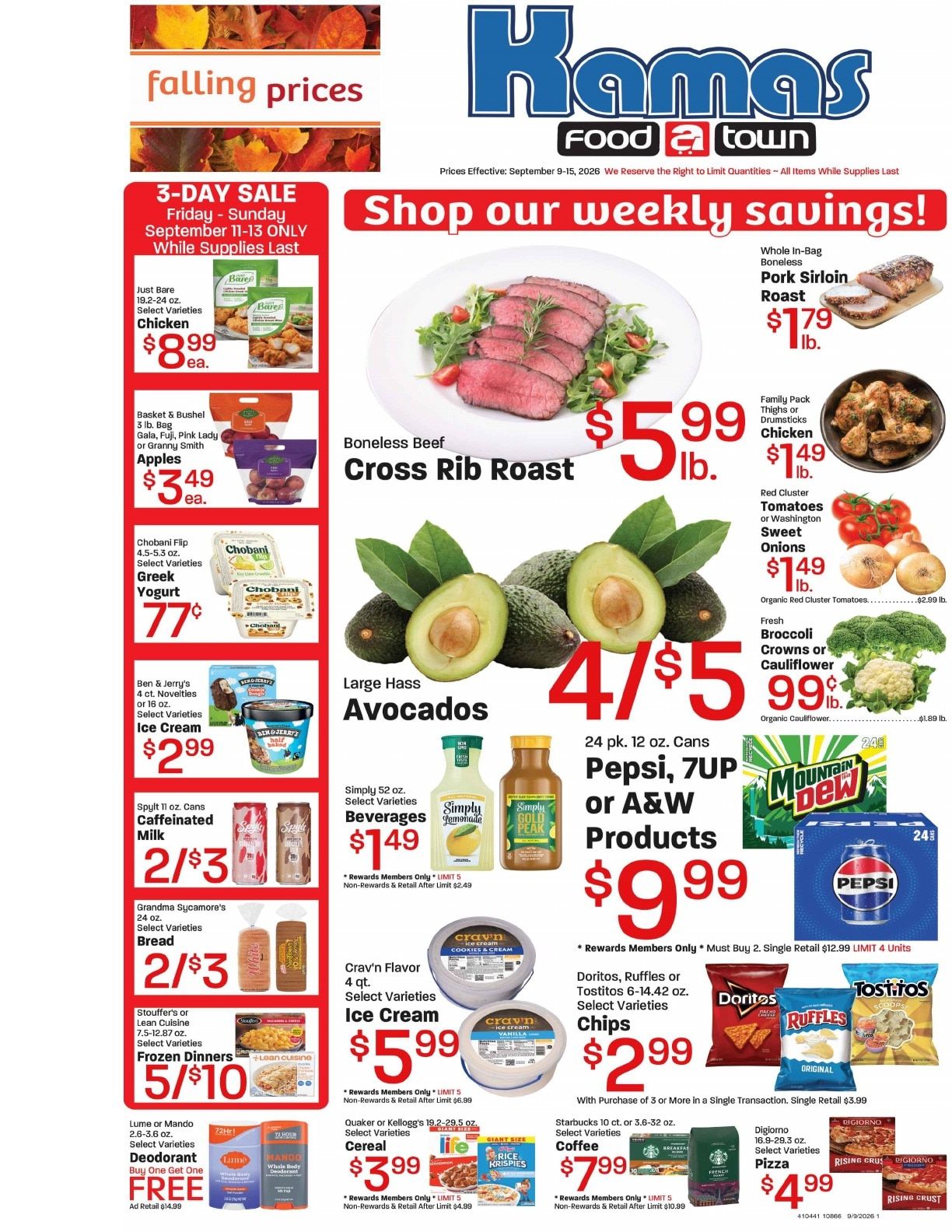 Kamas FoodTown Weekly Ad September 9 - 15, 2026