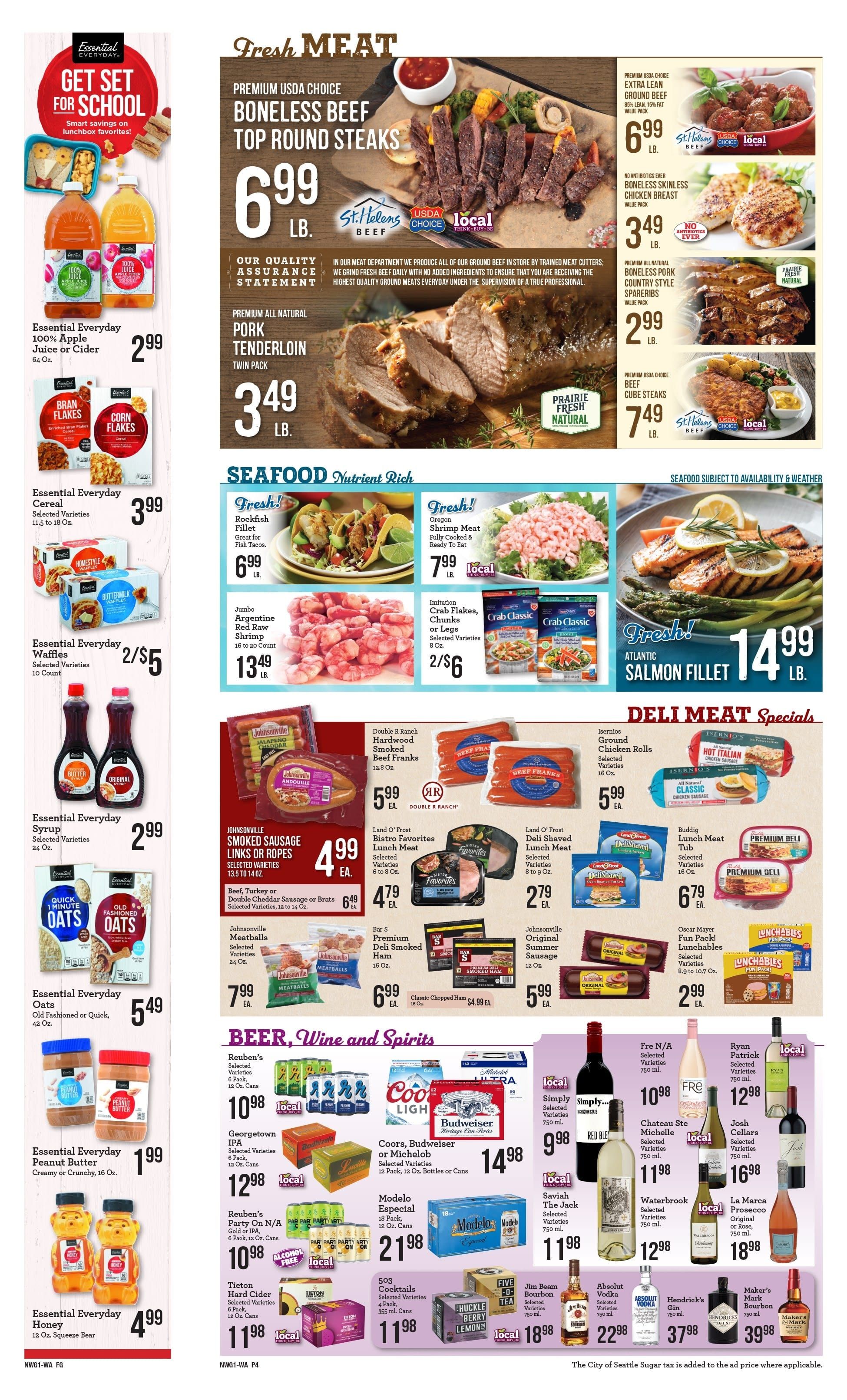 Granite Falls IGA Weekly Ad September 9 - 15, 2026