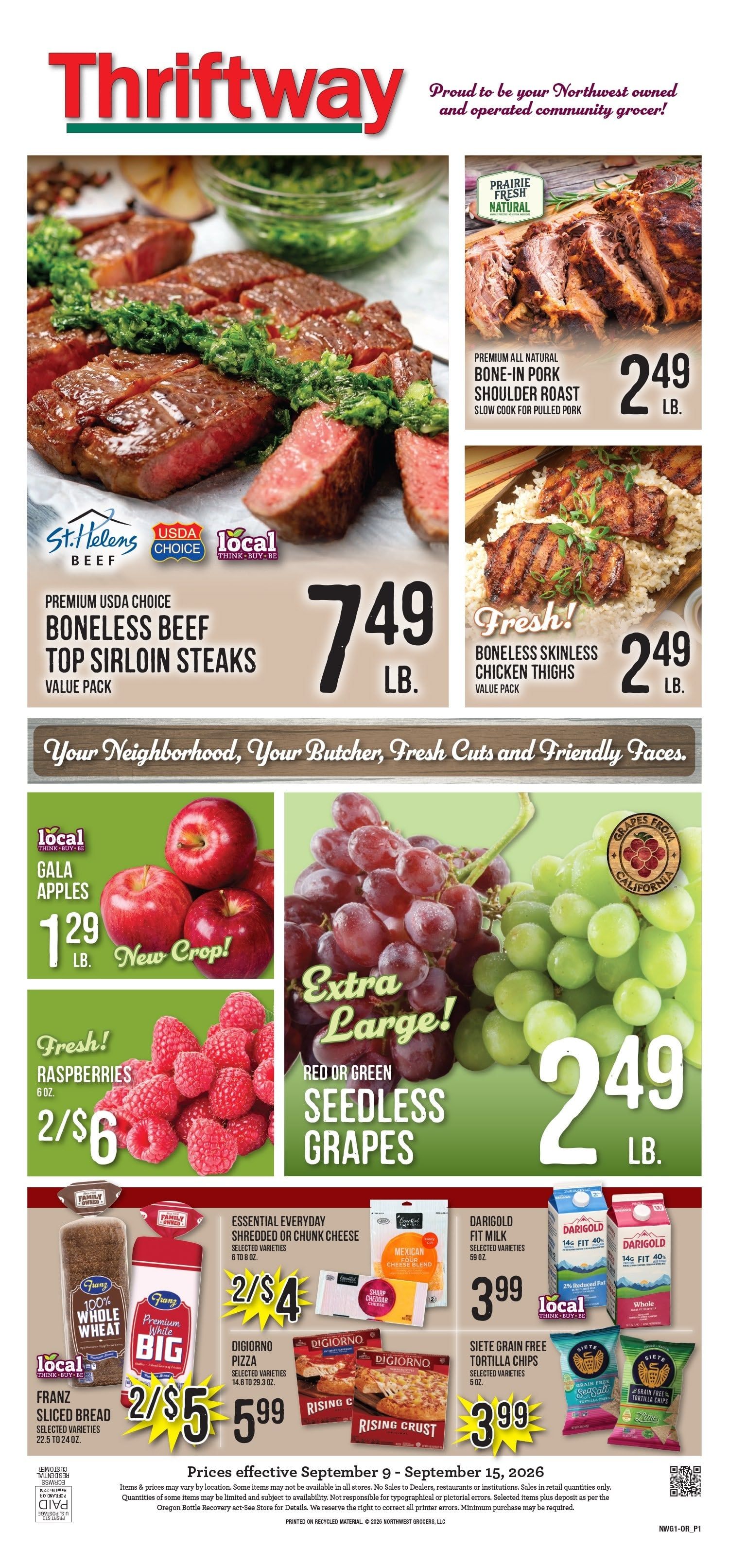 JC Market Toledo Weekly Ad September 9 - 15, 2026