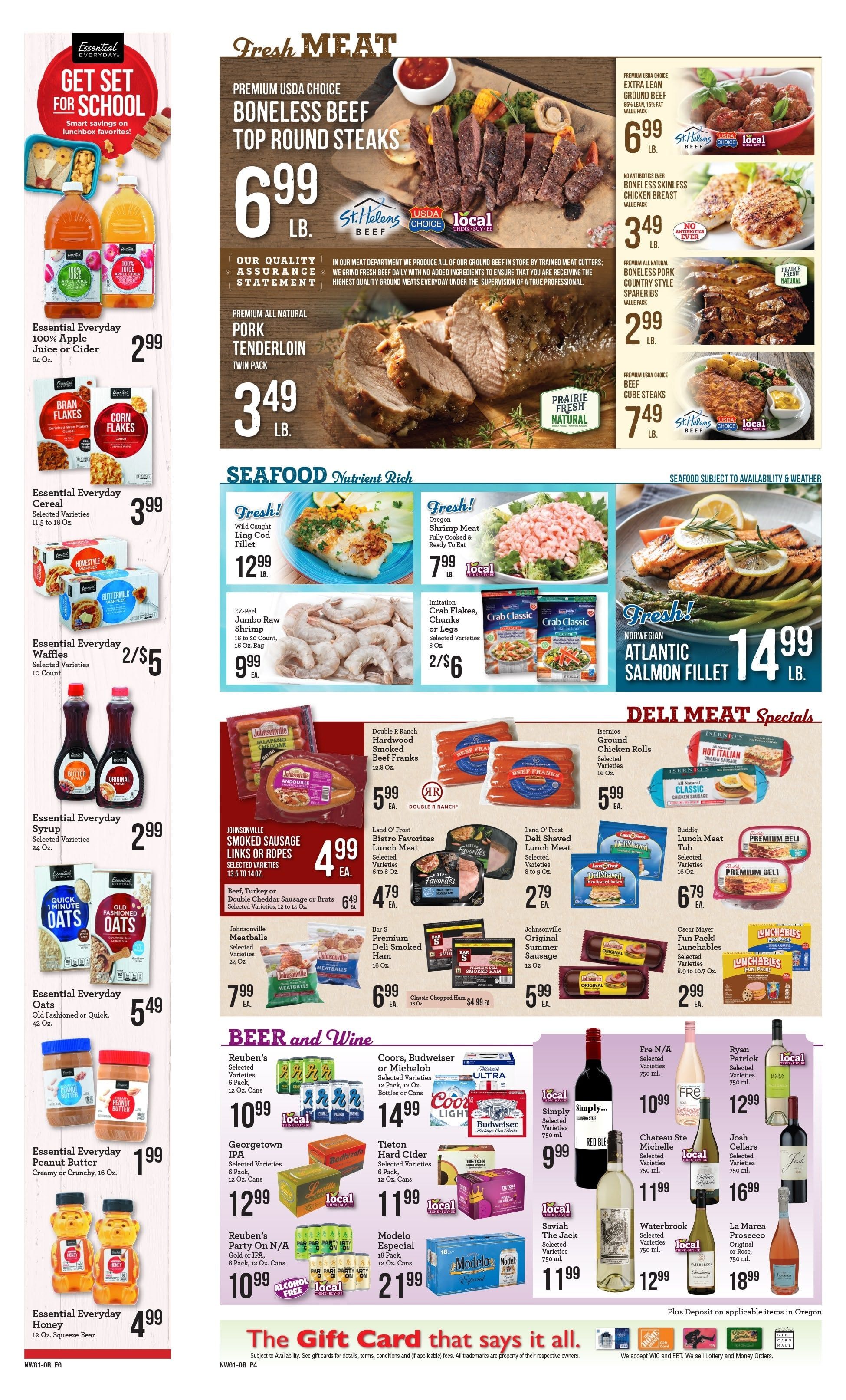 JC Market Toledo Weekly Ad September 9 - 15, 2026