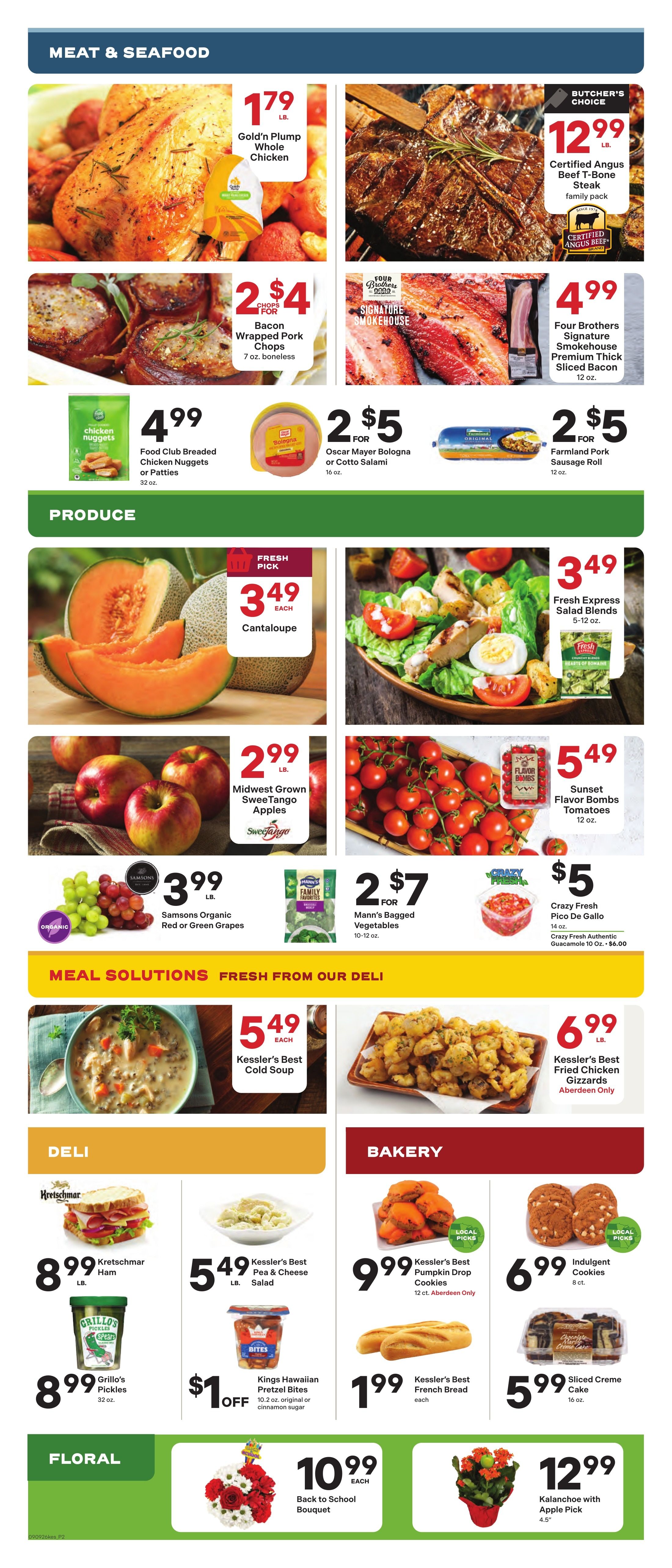 Kessler's Grocery Weekly Ad September 9 - 15, 2026