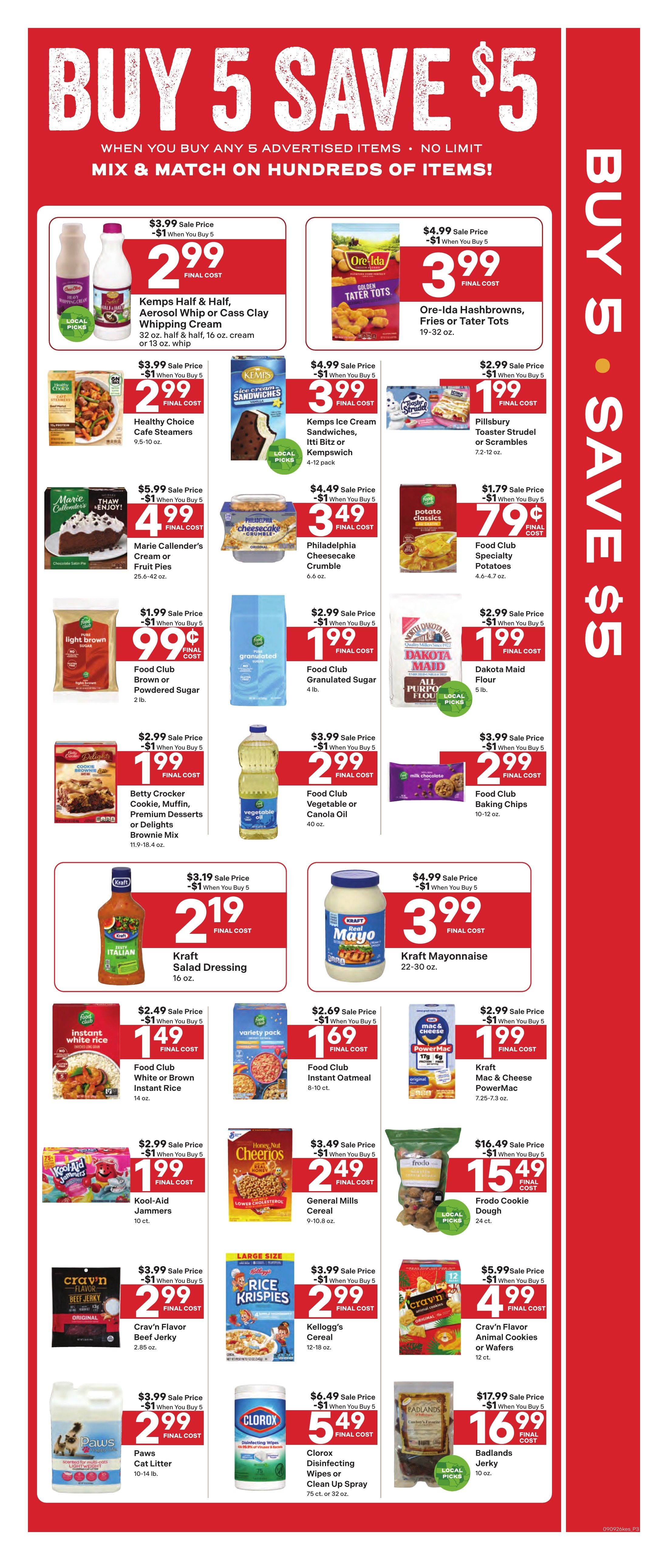 Kessler's Grocery Weekly Ad September 9 - 15, 2026