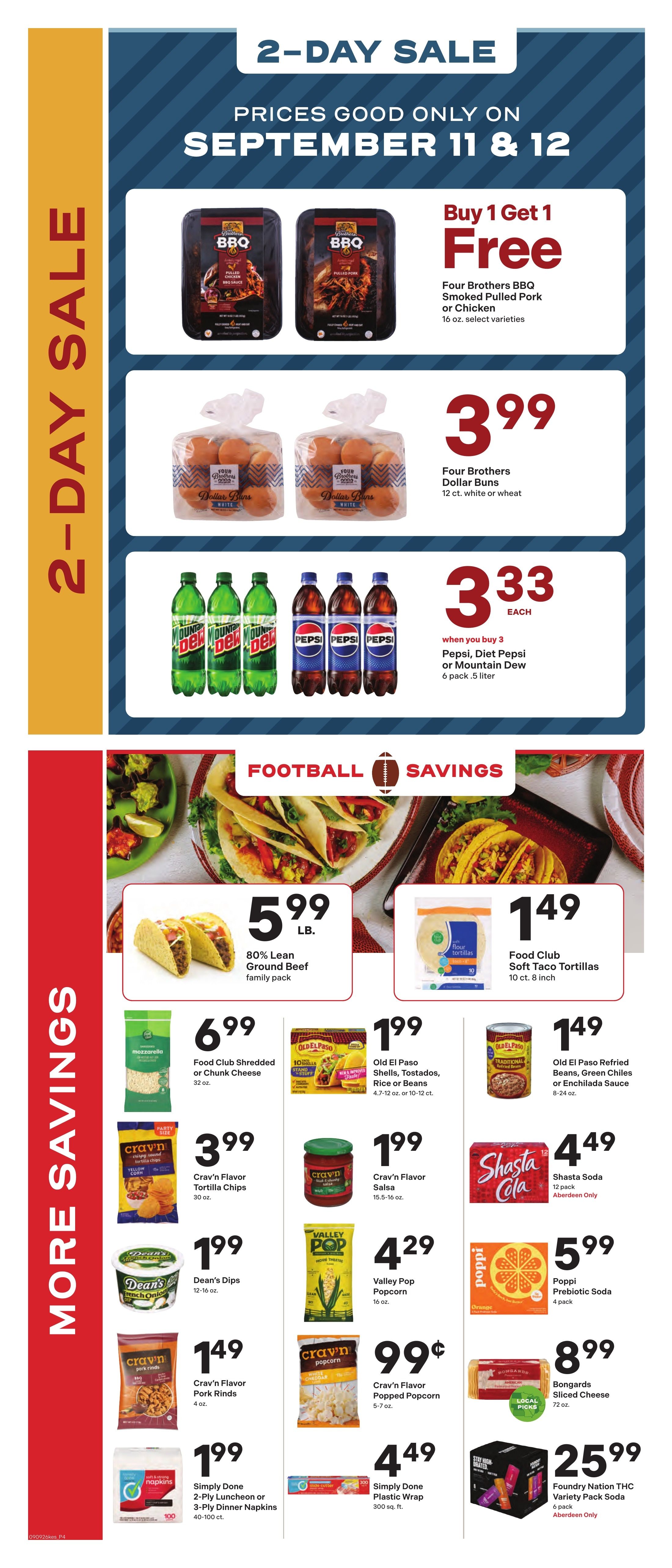 Kessler's Grocery Weekly Ad September 9 - 15, 2026