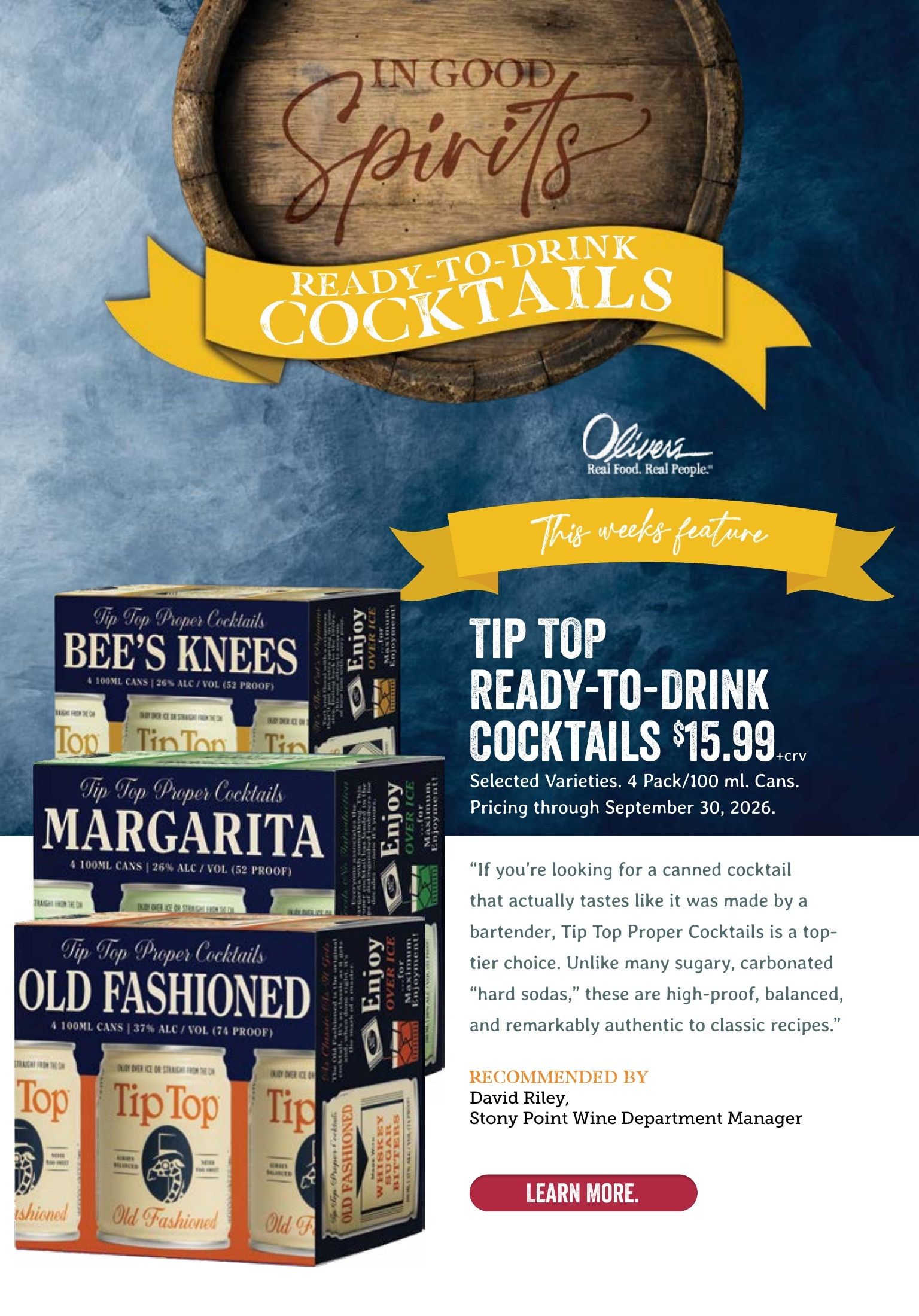 Oliver's Market Weekly Ad September 9 - 15, 2026