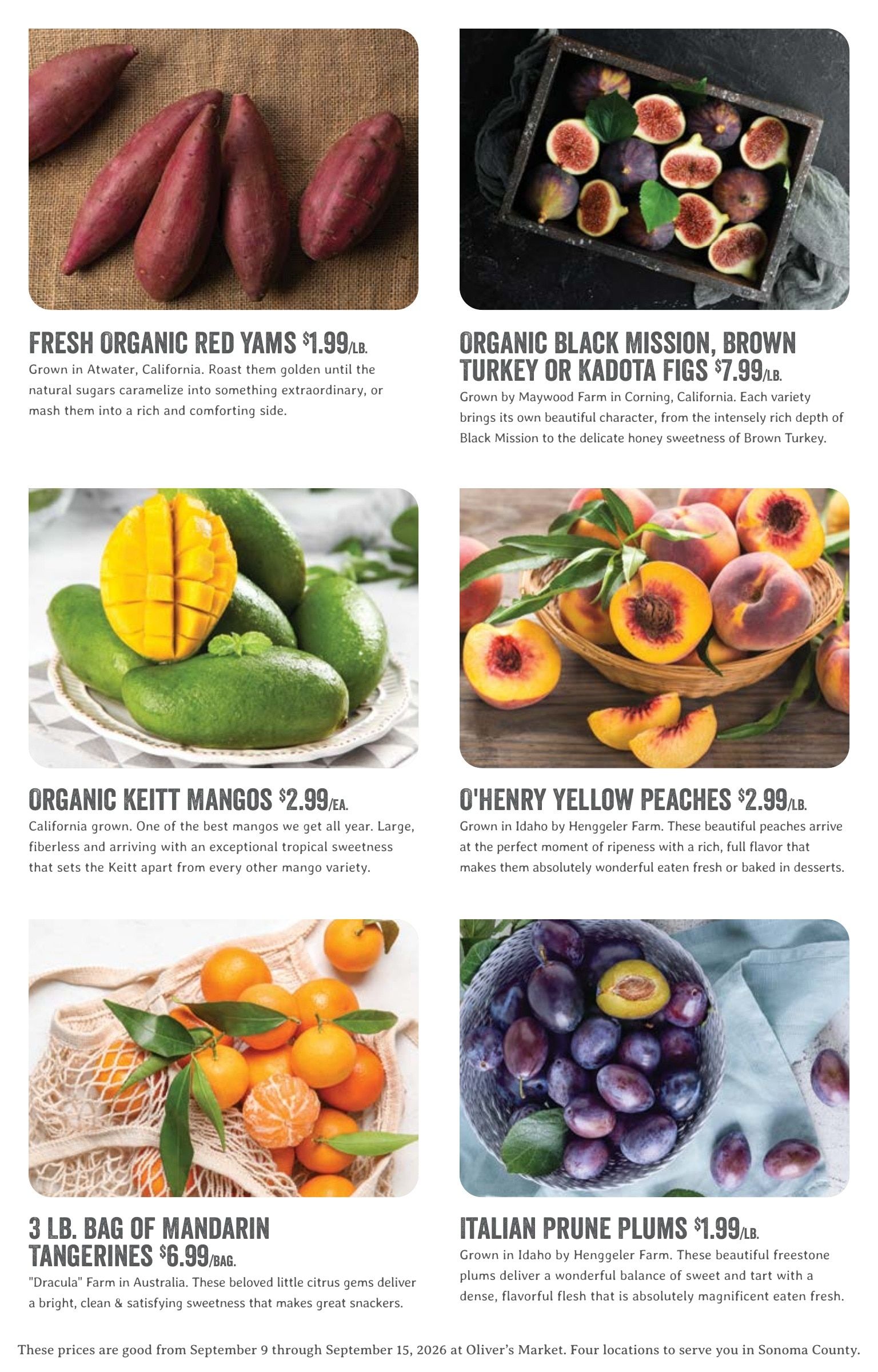 Oliver's Market Weekly Ad September 9 - 15, 2026