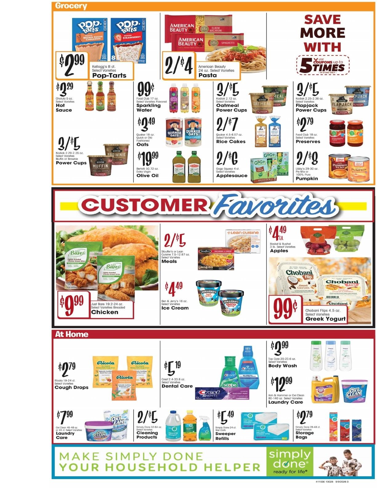 Joe's Food Center Weekly Ad September 9 - 15, 2026