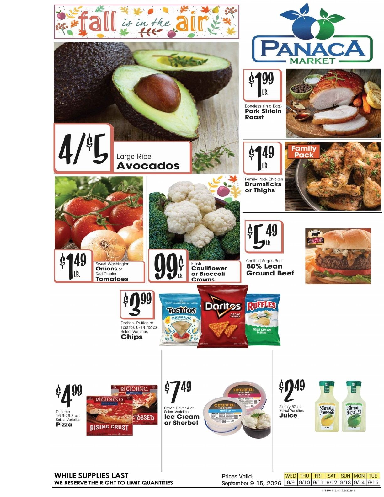 Panaca Market Weekly Ad September 9 - 15, 2026