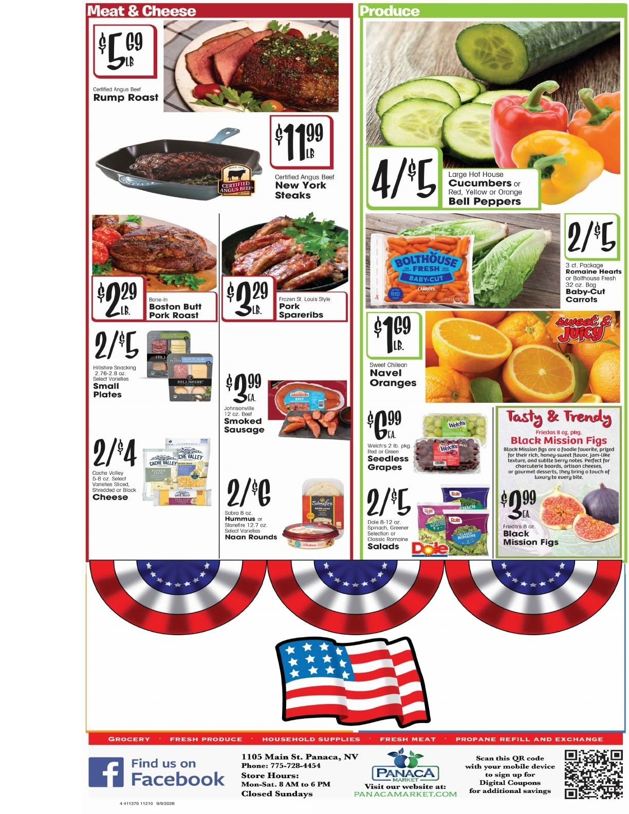 Panaca Market Weekly Ad September 9 - 15, 2026