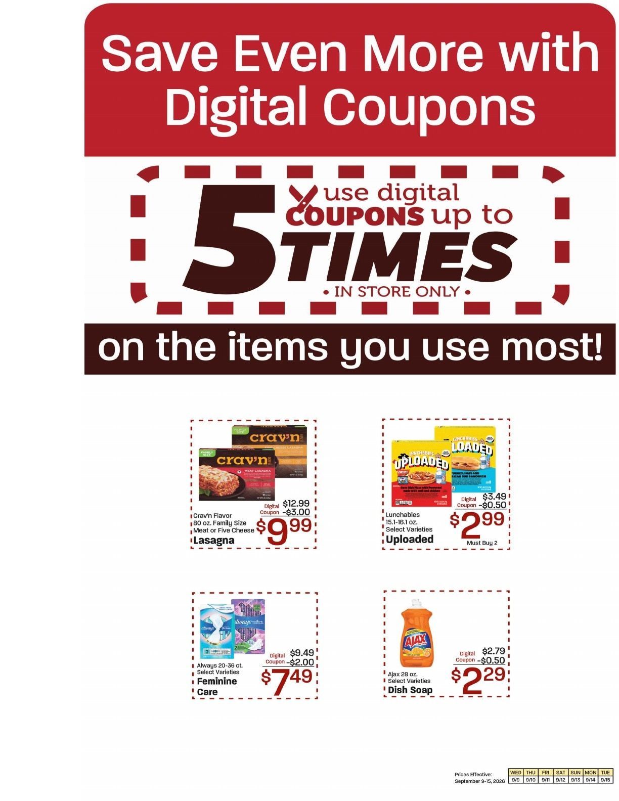 Panaca Market Weekly Ad September 9 - 15, 2026