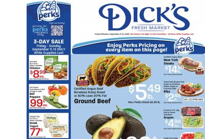 Dick's Market Weekly Ad September 9 - 15, 2026