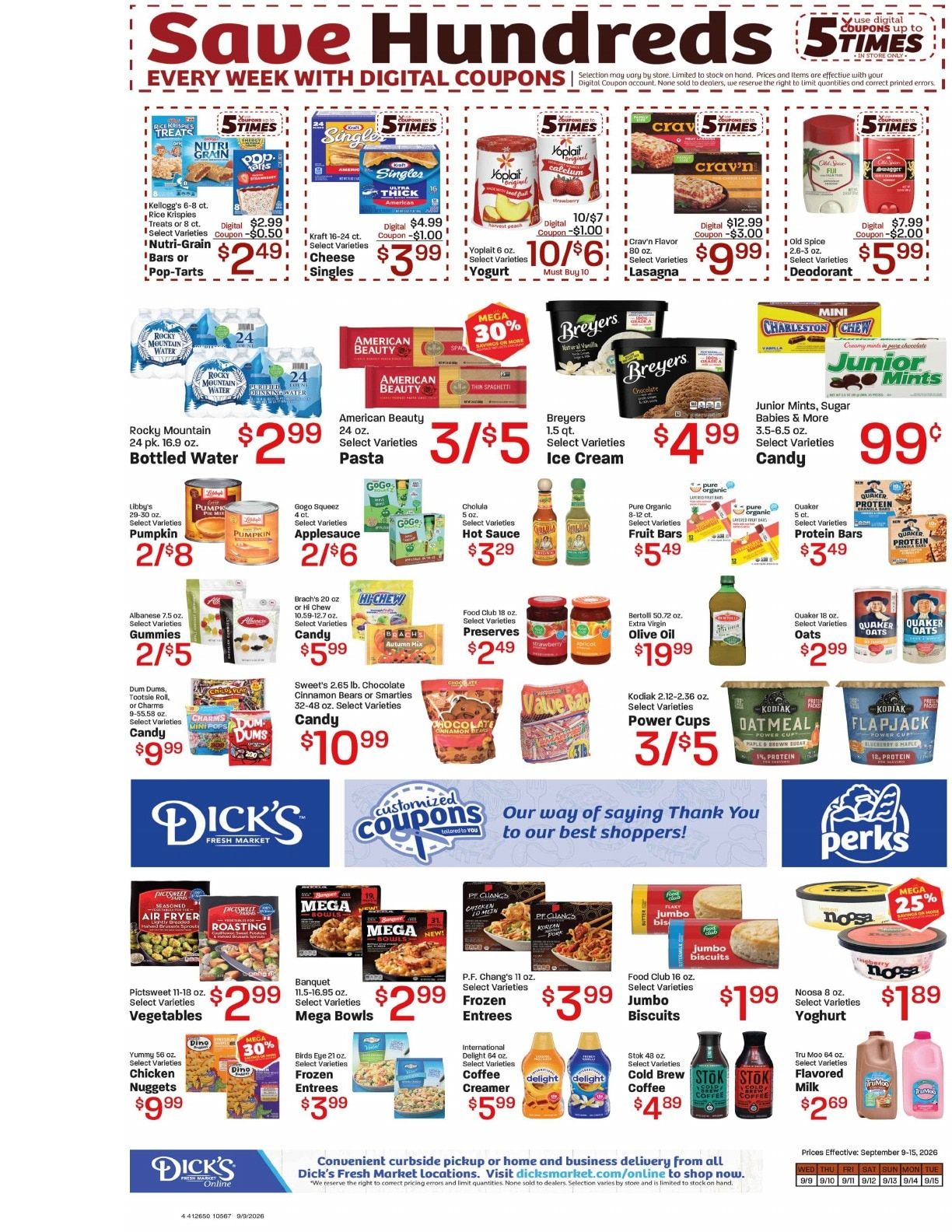 Dick's Market Weekly Ad September 9 - 15, 2026