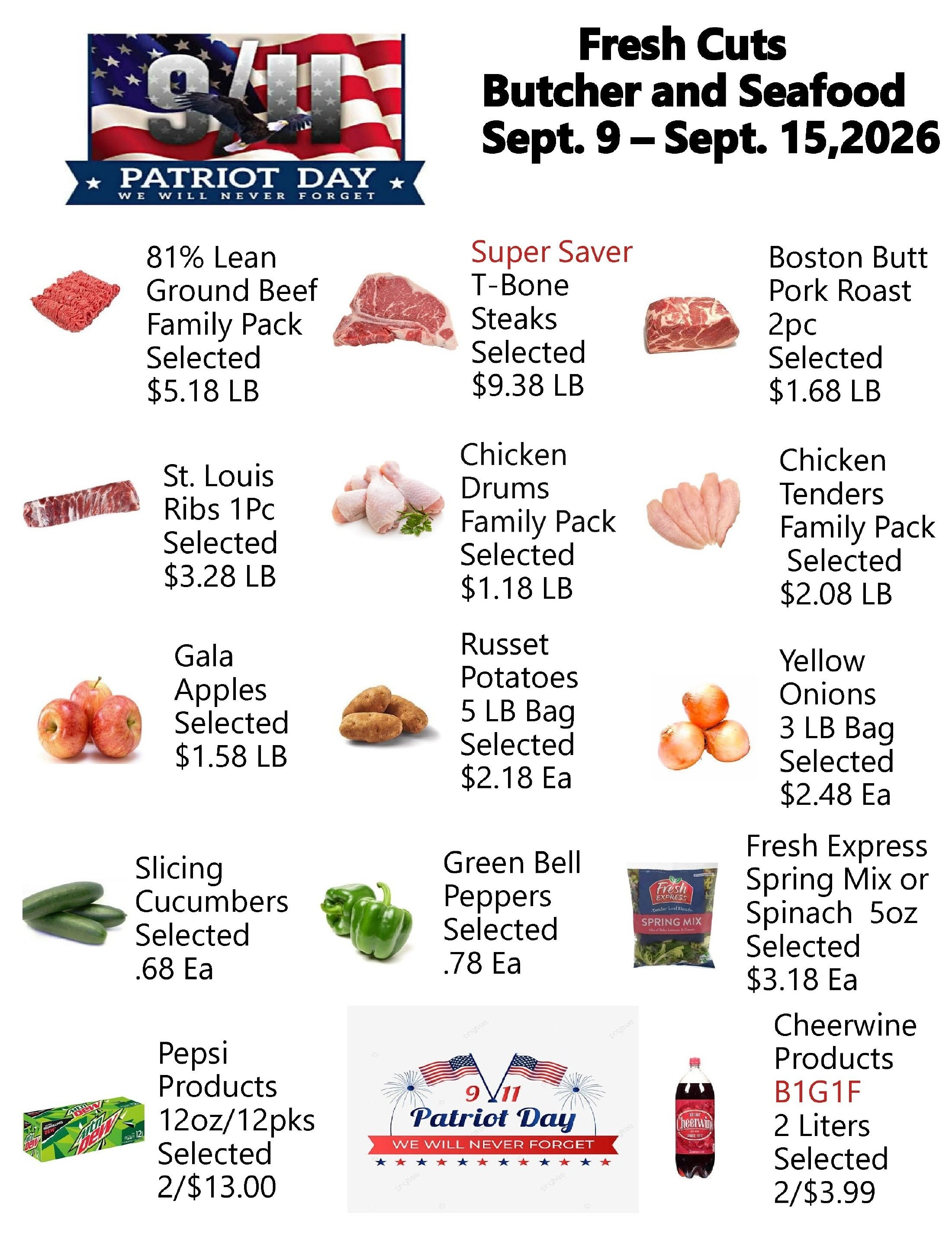 Fresh Cuts of Seagrove Weekly Ad September 9 - 15, 2026