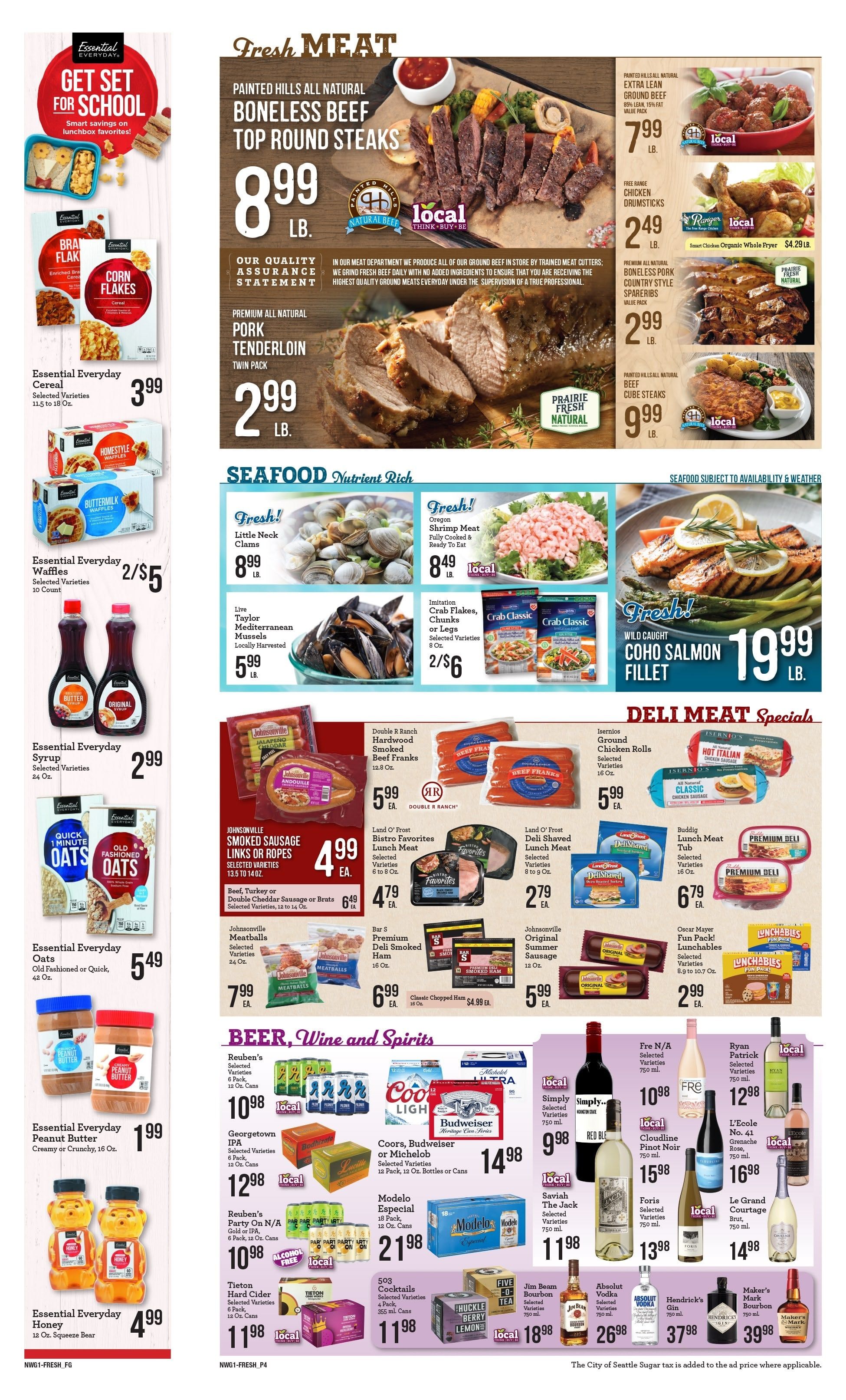 Vashon Thriftway Weekly Ad September 9 - 15, 2026