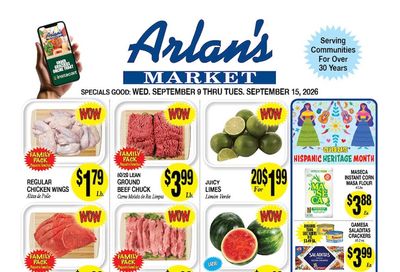 Arlan's Market (Freeport and other locations, TX) Weekly Ad September 9 - 15, 2026