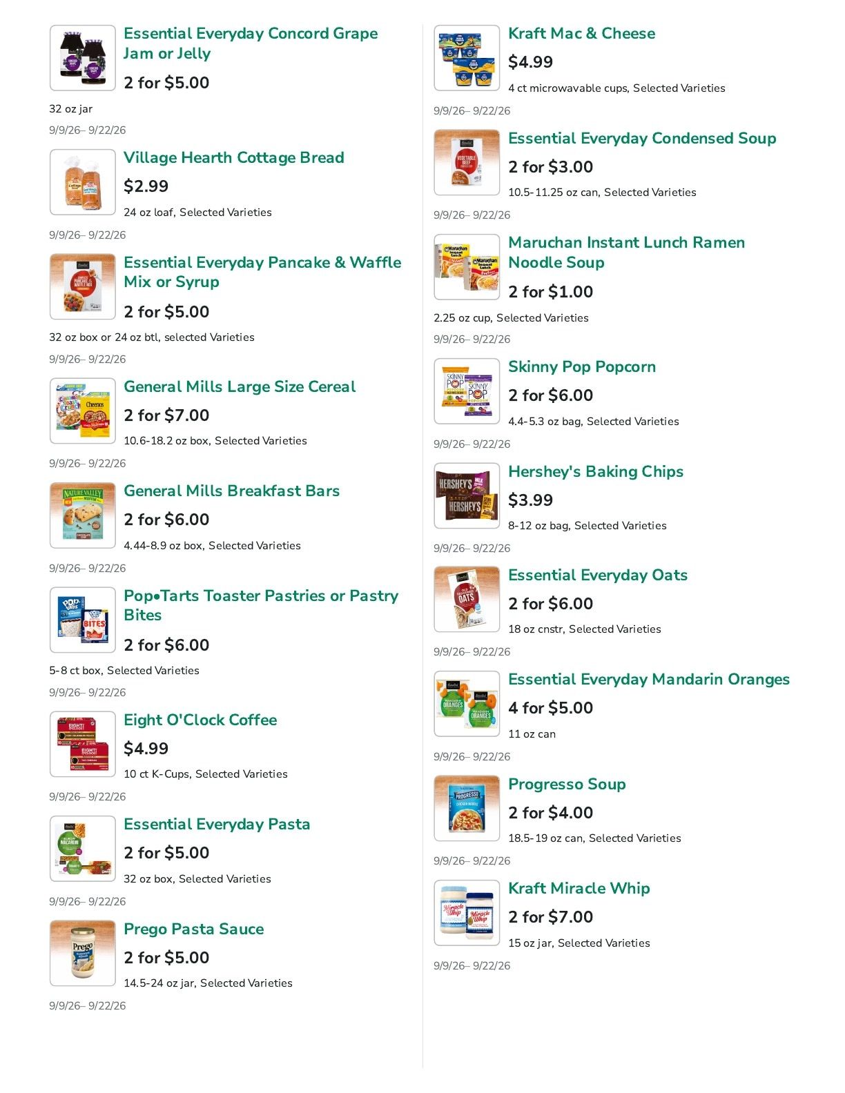 Lake Mills Market Weekly Ad September 9 - 22, 2026