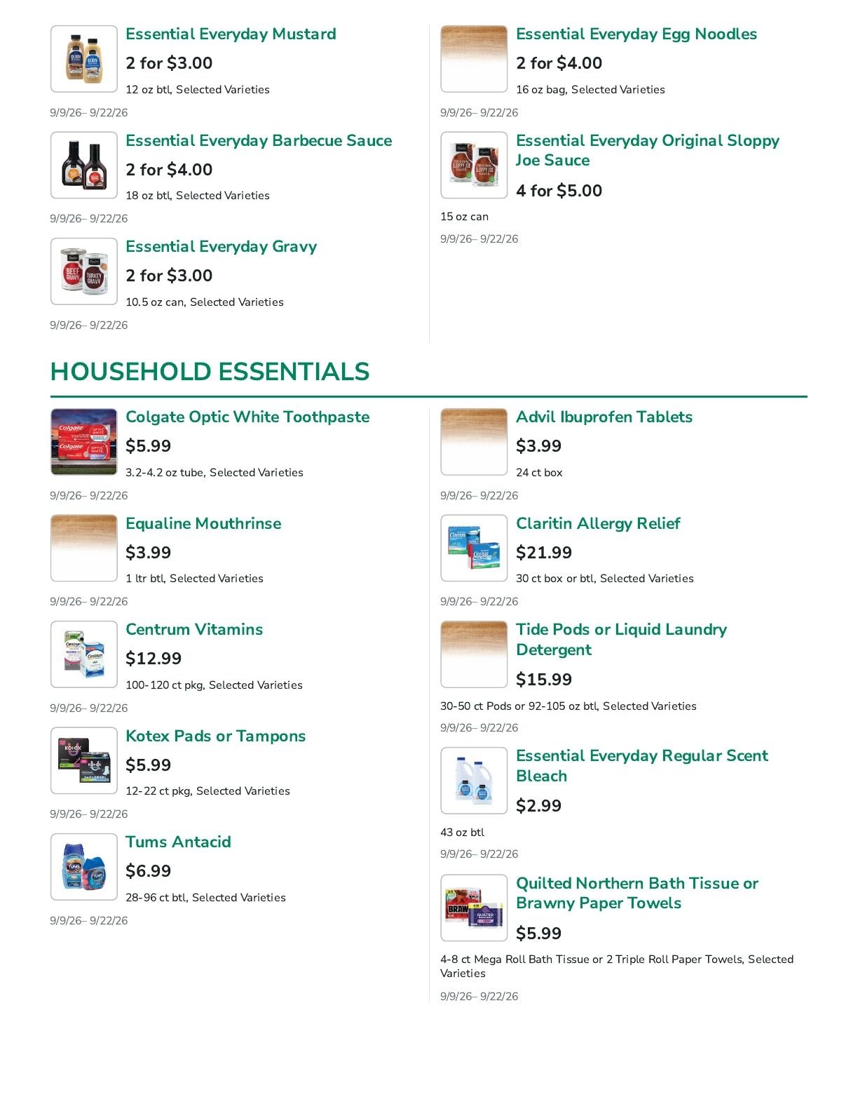Lake Mills Market Weekly Ad September 9 - 22, 2026