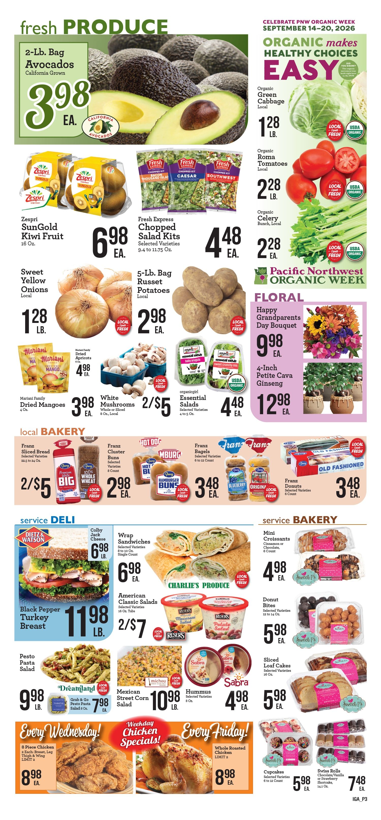 Vashon Market Fresh Weekly Ad September 9 - 15, 2026